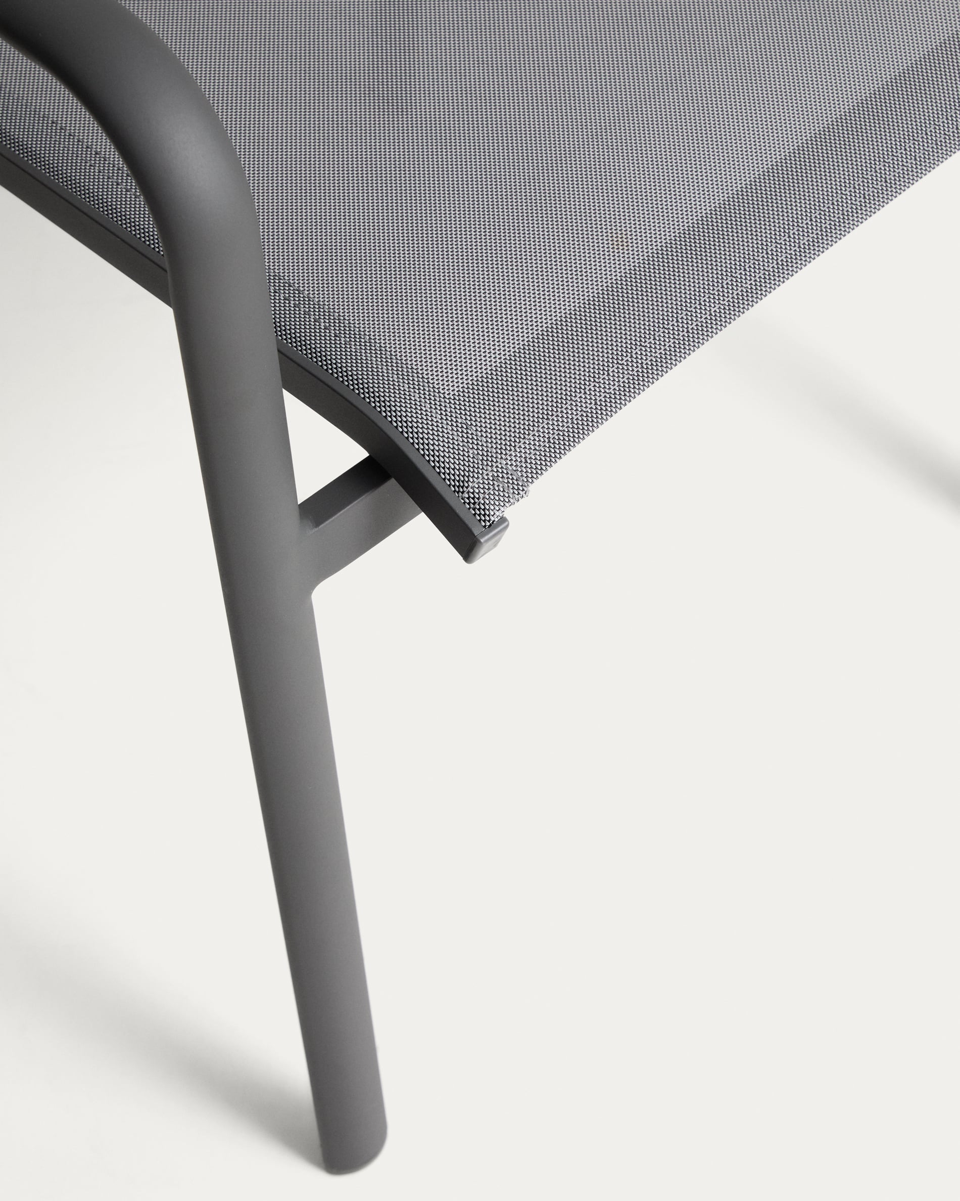 Krzesło ogrodowe LURI grafitowy