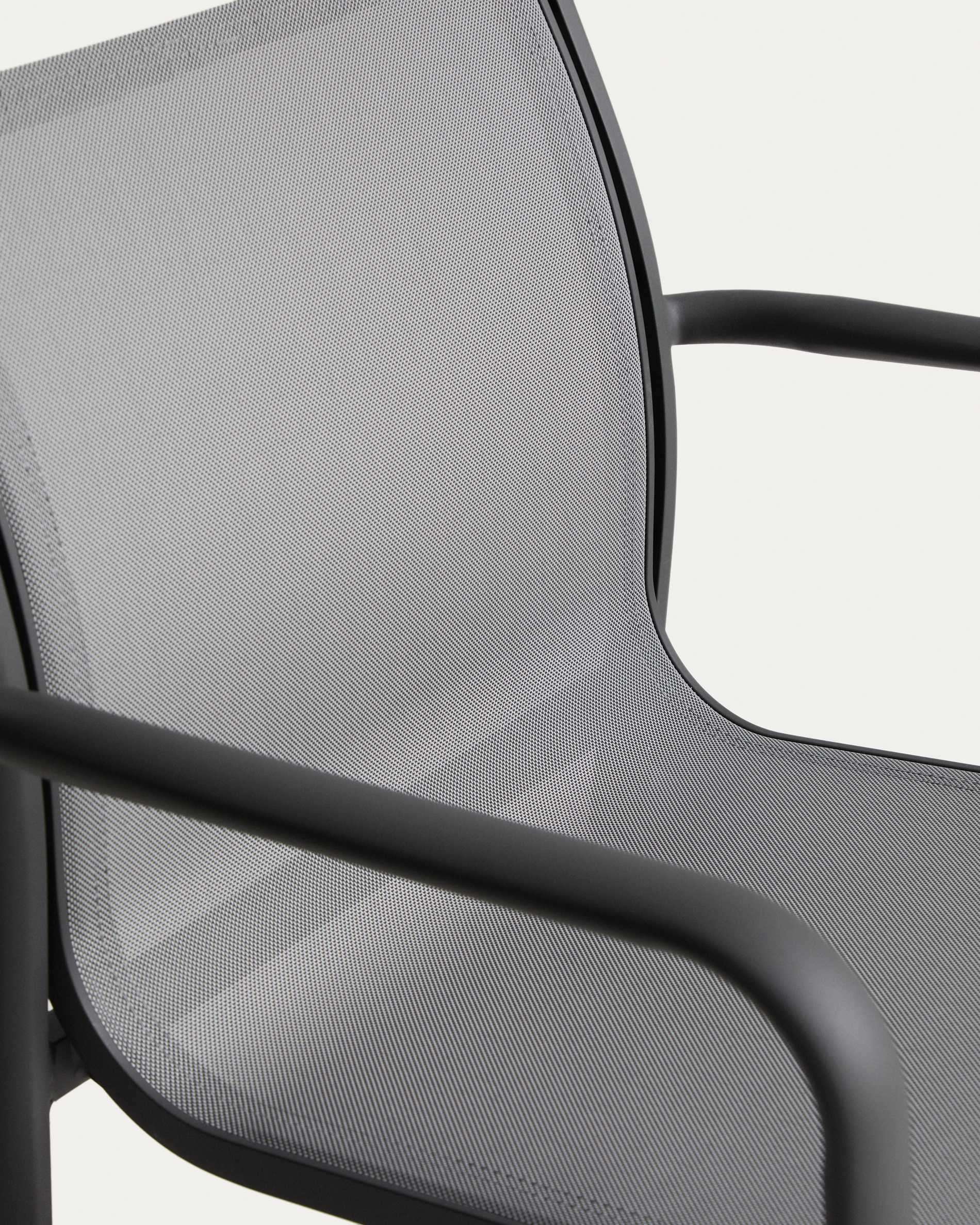 Krzesło ogrodowe LURI grafitowy