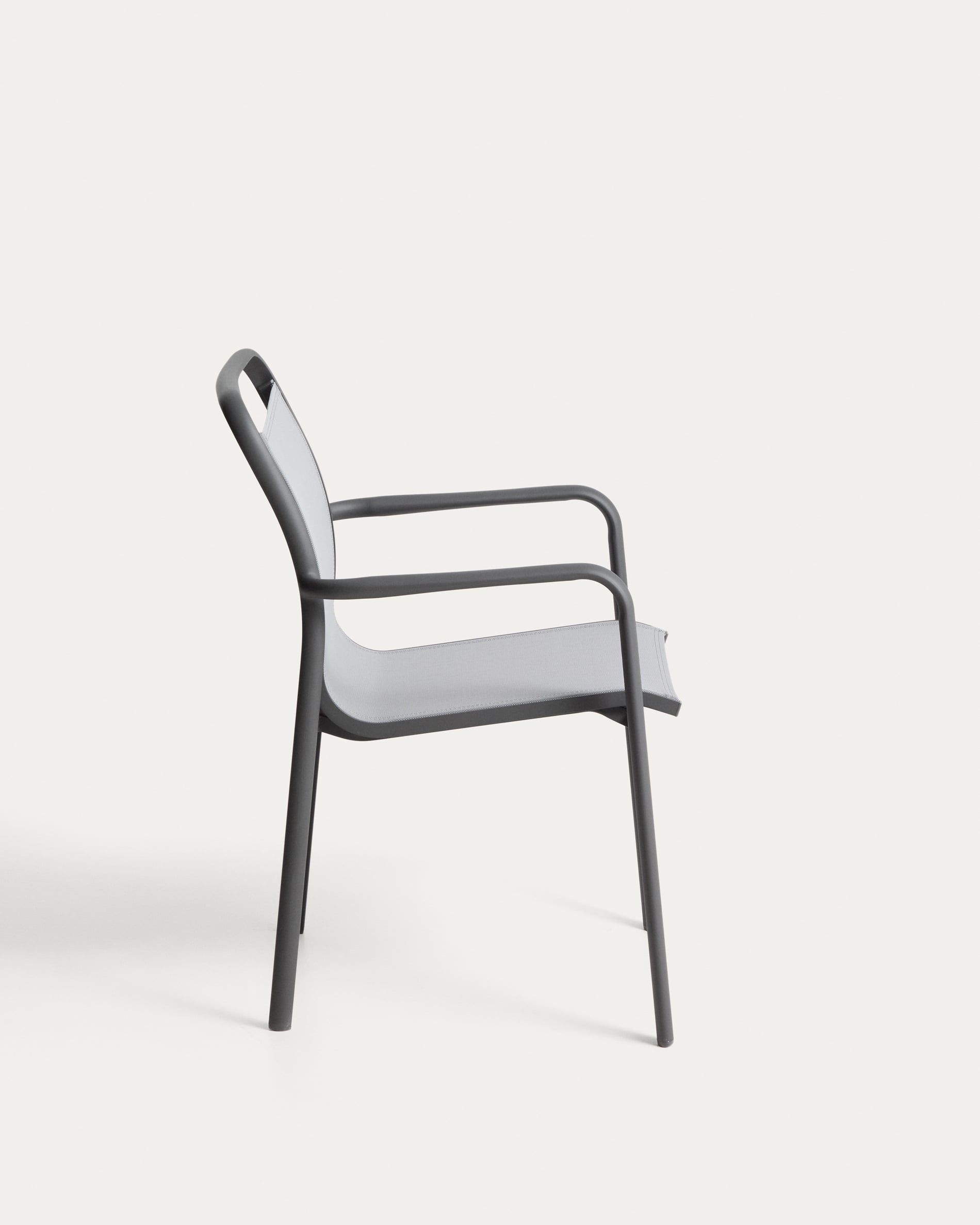 Krzesło ogrodowe LURI grafitowy