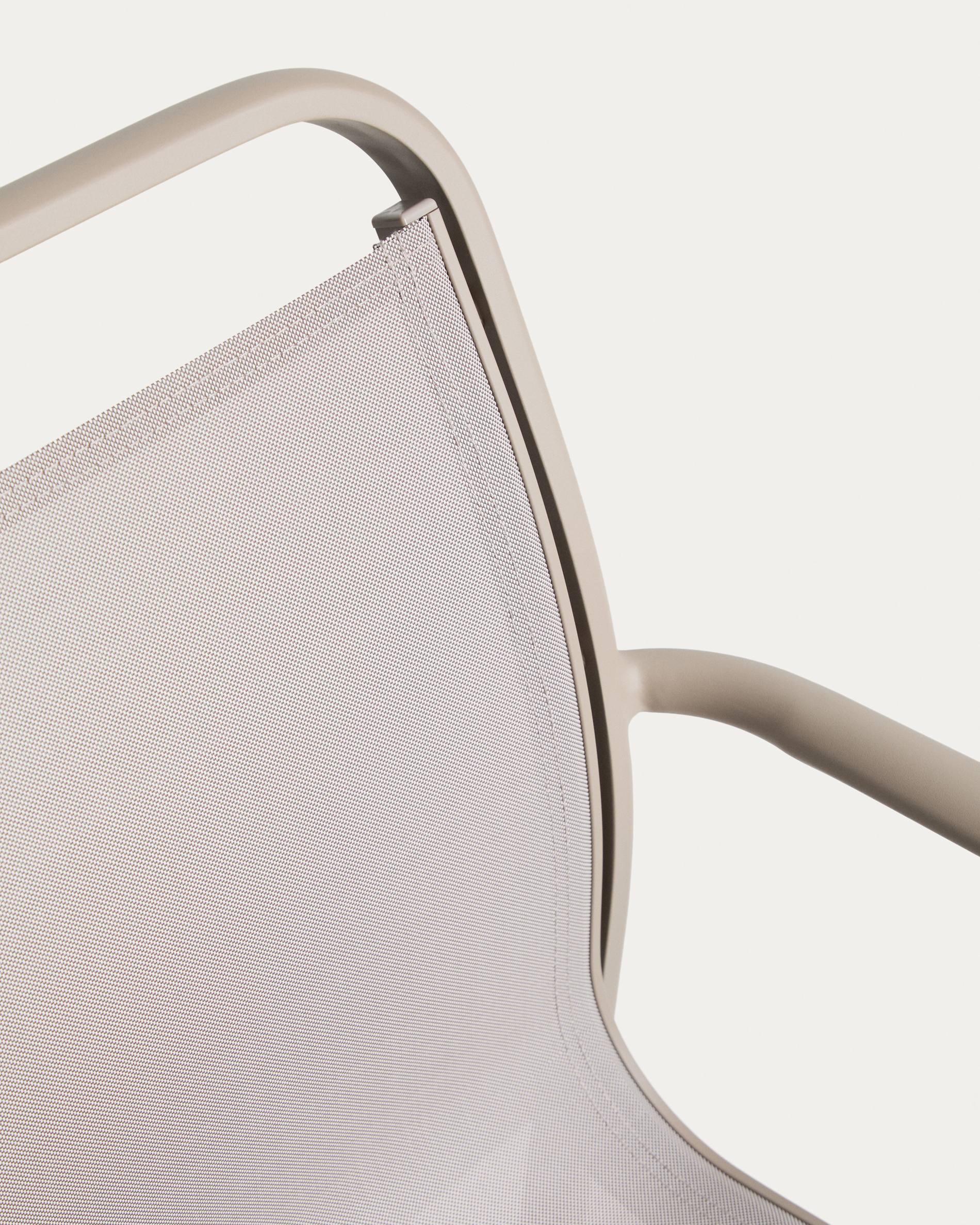 LURI taupe garden chair