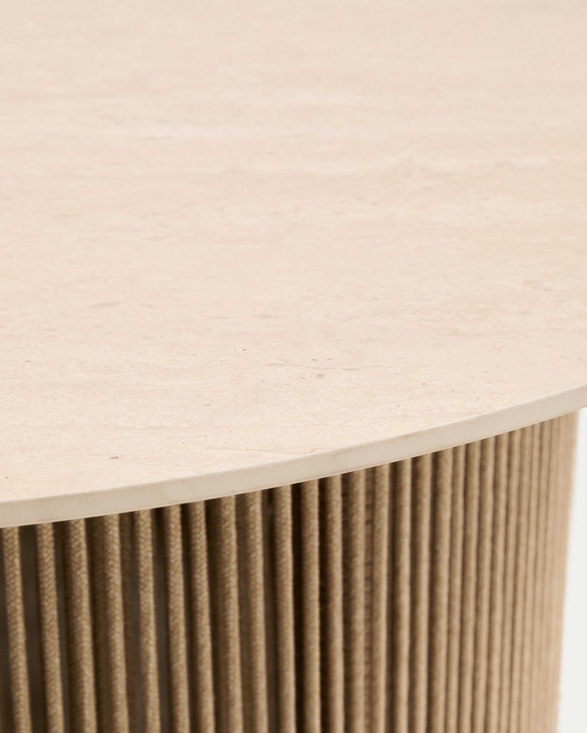 OROSEI ecru garden coffee table with beige
