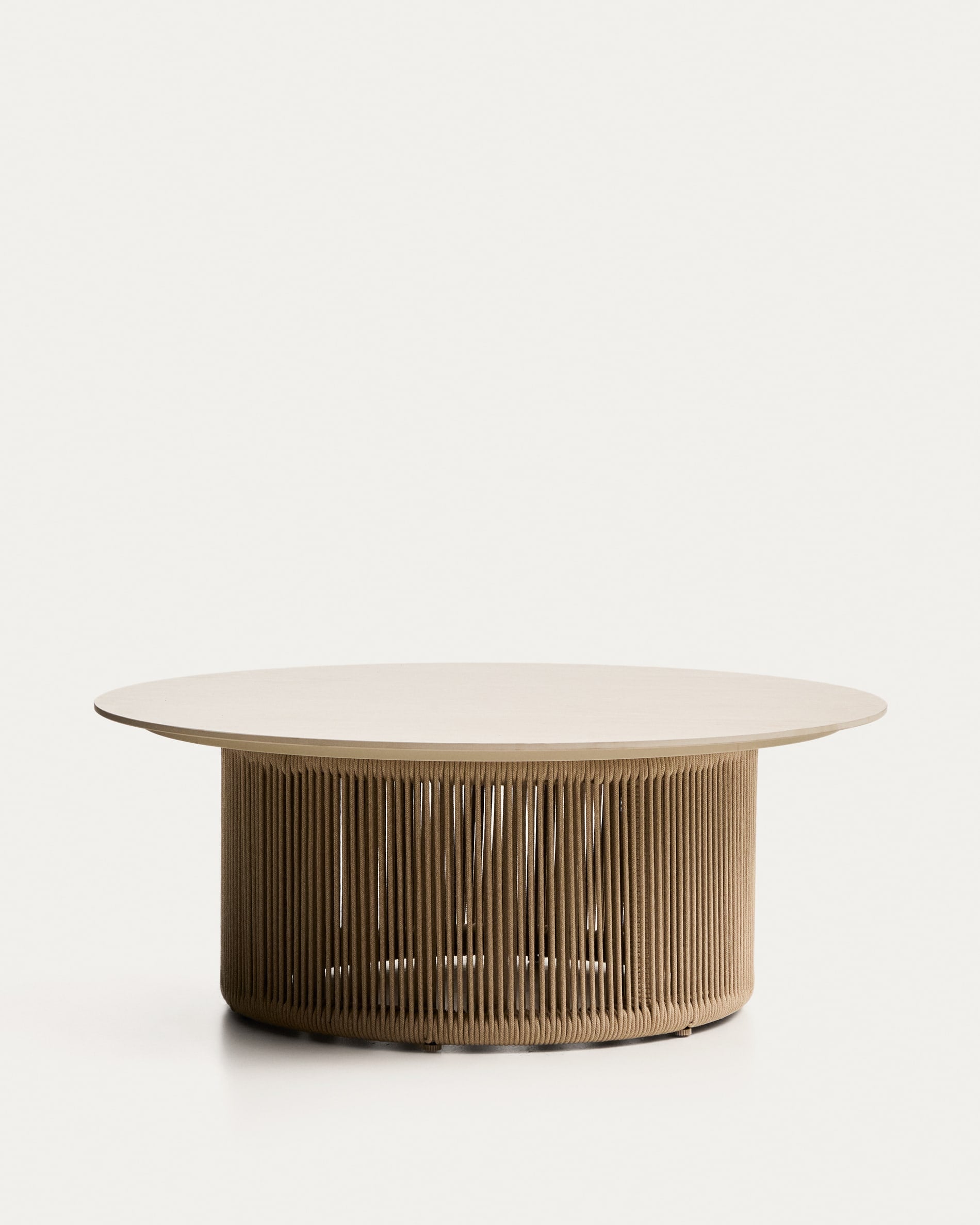 OROSEI ecru garden coffee table with beige