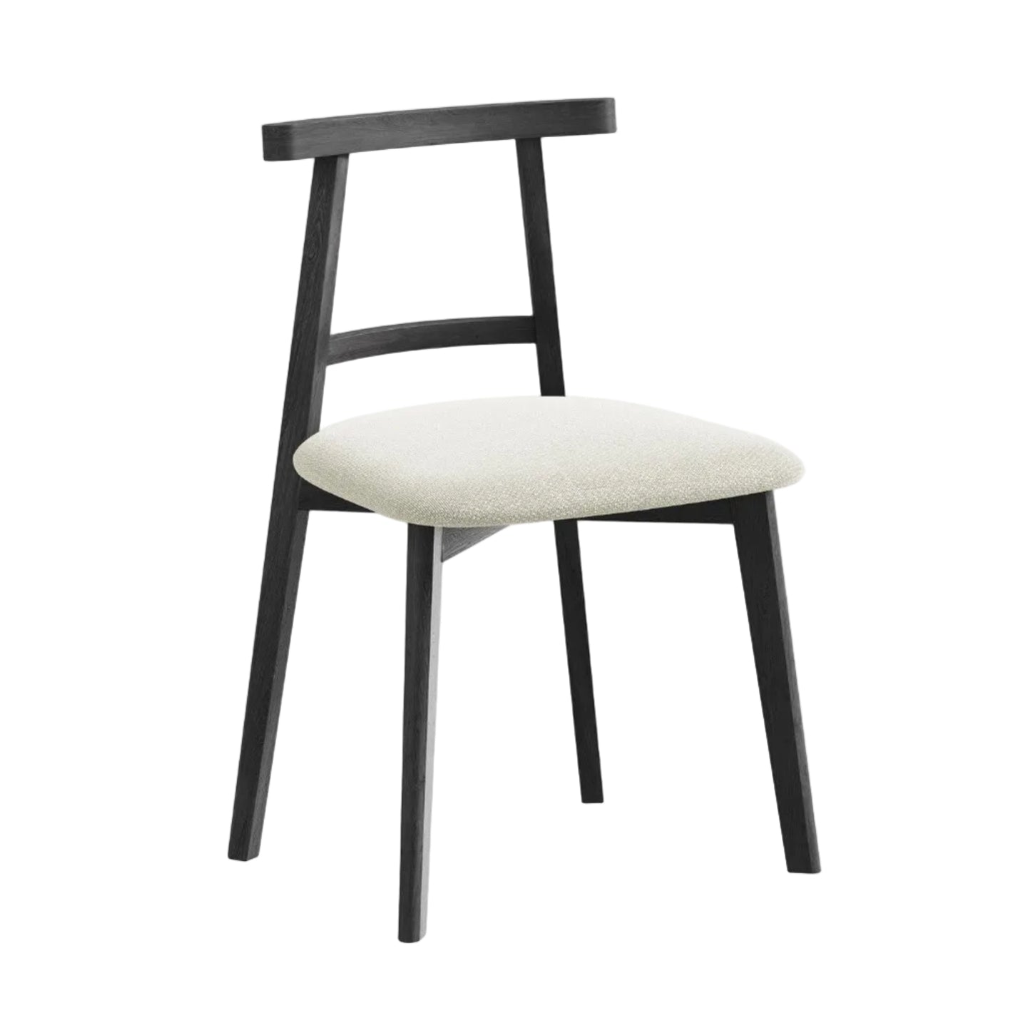 OHELO Chair in Sandy Boucle with Black Beech Base