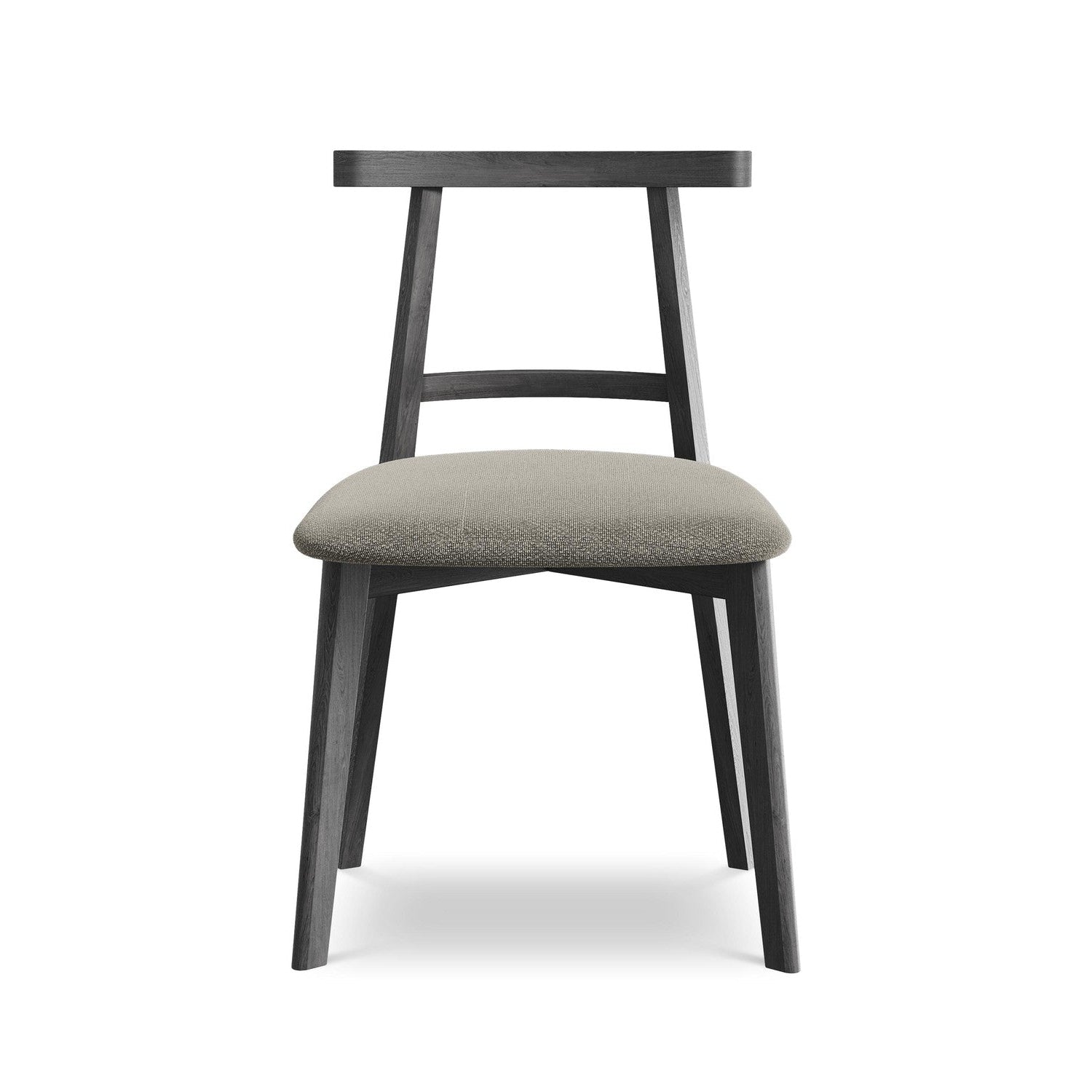OHELO Chair in Gray Boucle with Black Beech Base