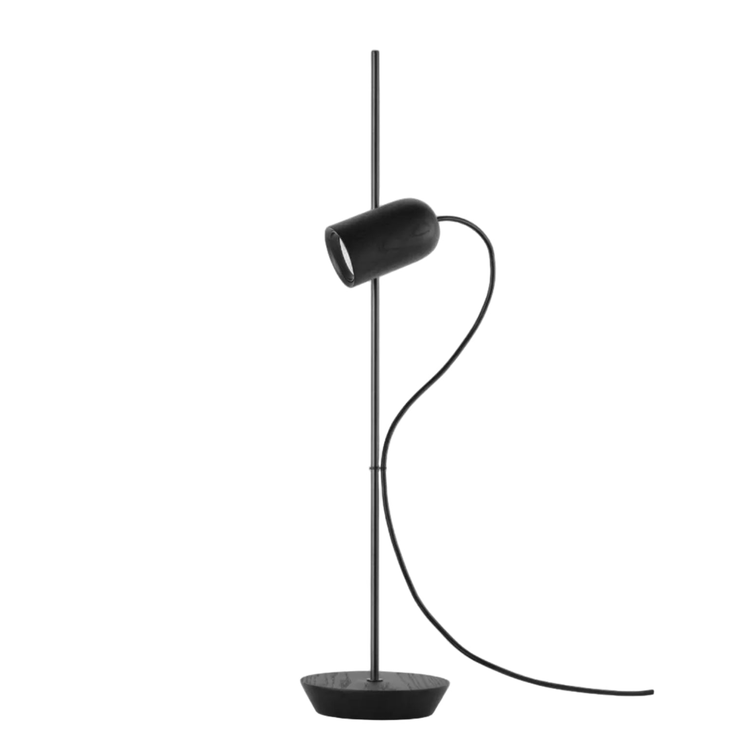 ONFA Table Lamp Black Ash Wood with Graphite Finish