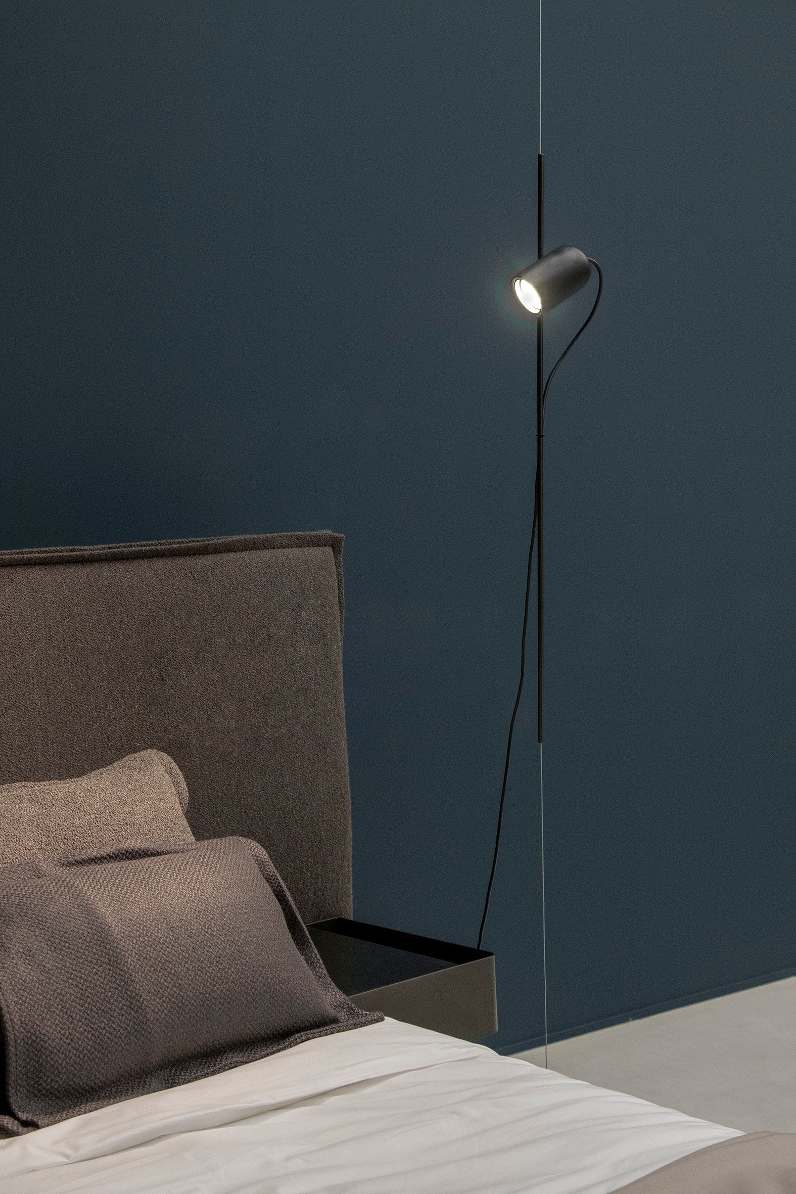 ONFA Pendant Lamp Black Ash Wood with Graphite Finish