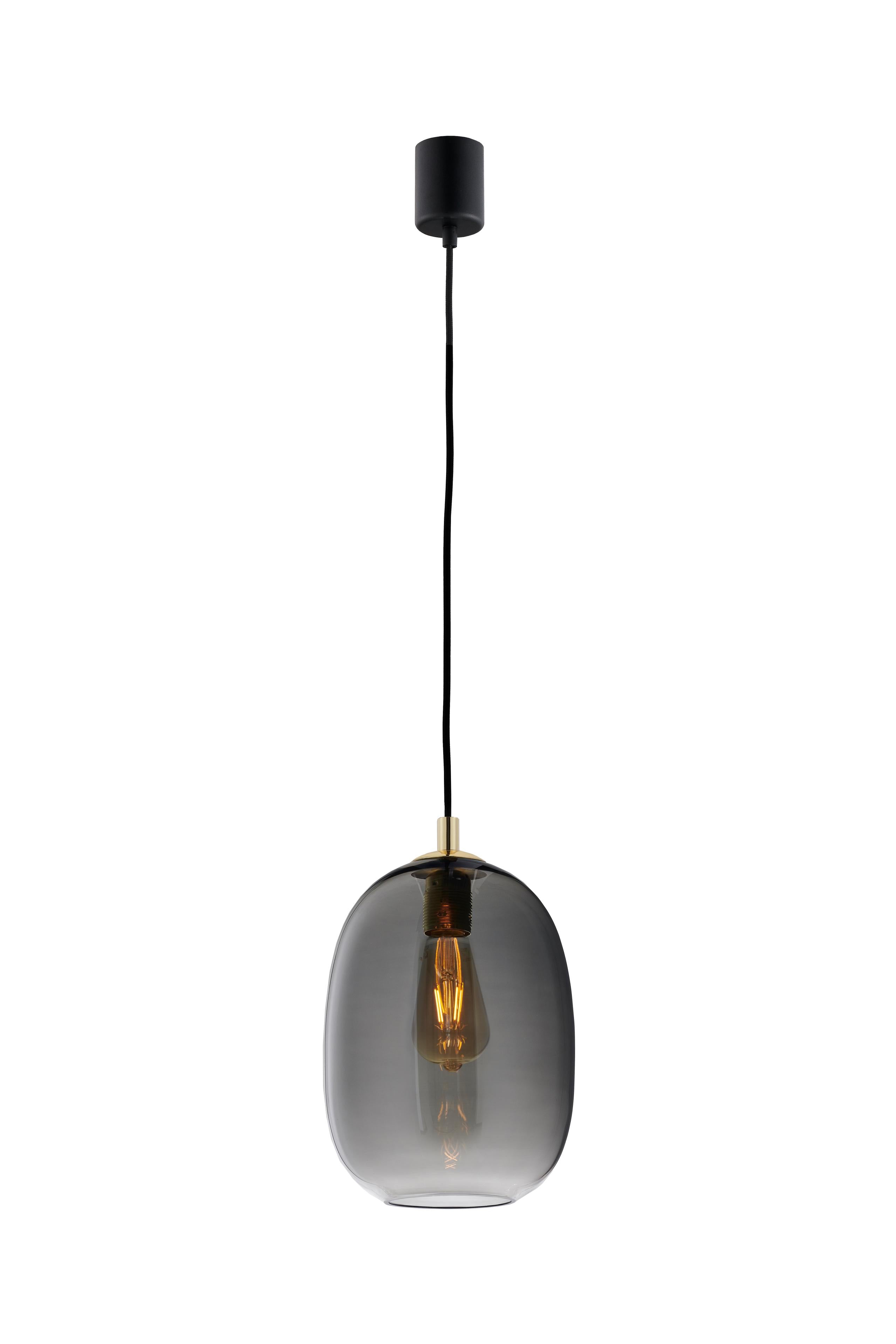 Pendelleuchte ONYX 1 graphitfarben
