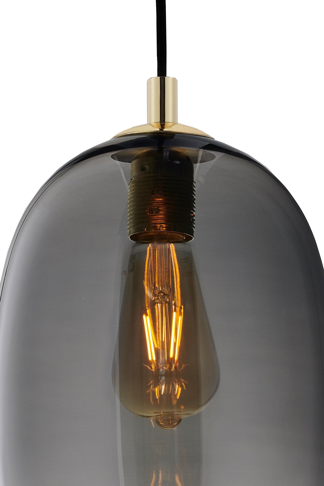 Pendelleuchte ONYX 3 graphitfarben