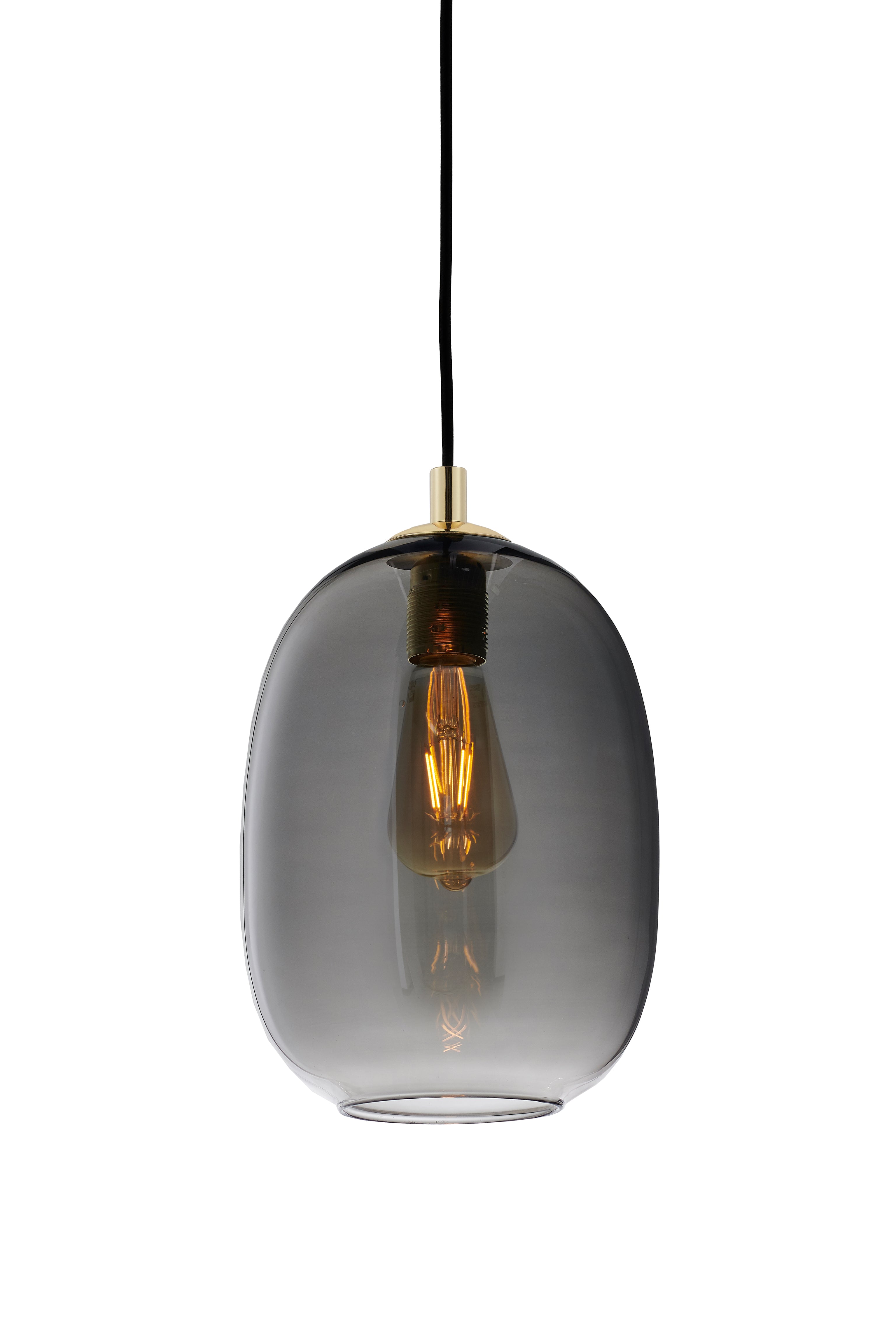 Pendelleuchte ONYX 5 graphitfarben