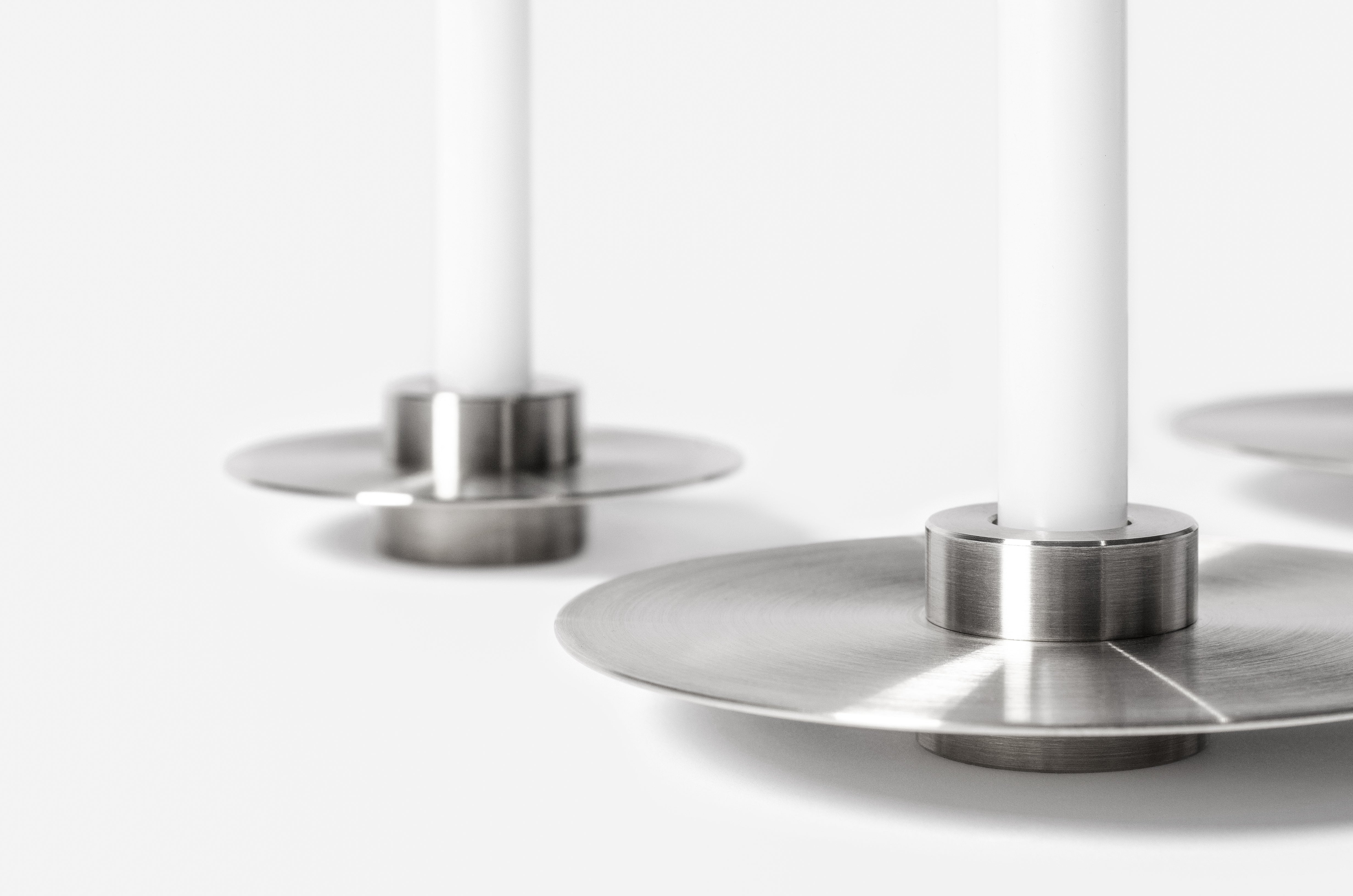 ORB Steel Candle Holder Set