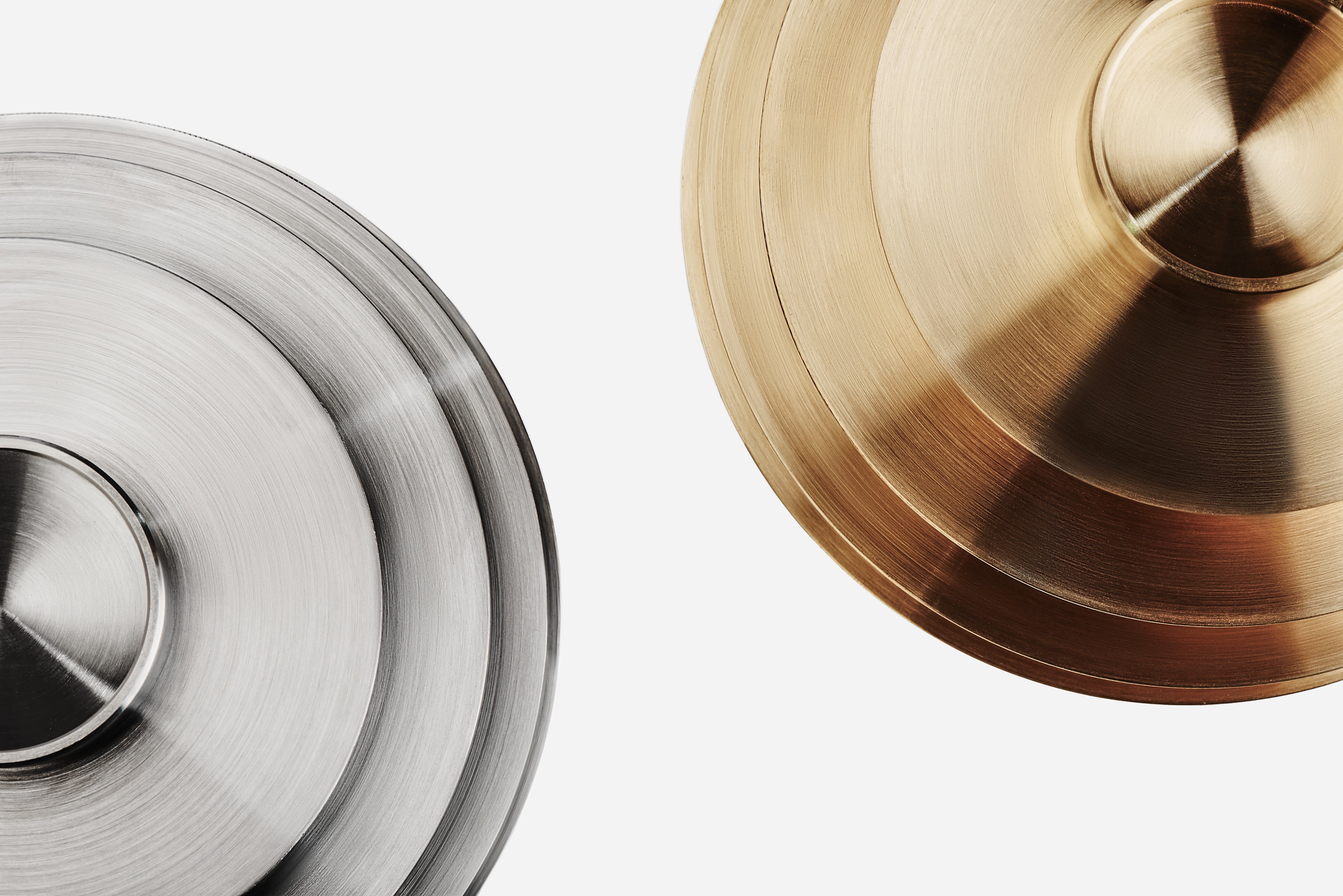 ORB Brass Candle Holder Set