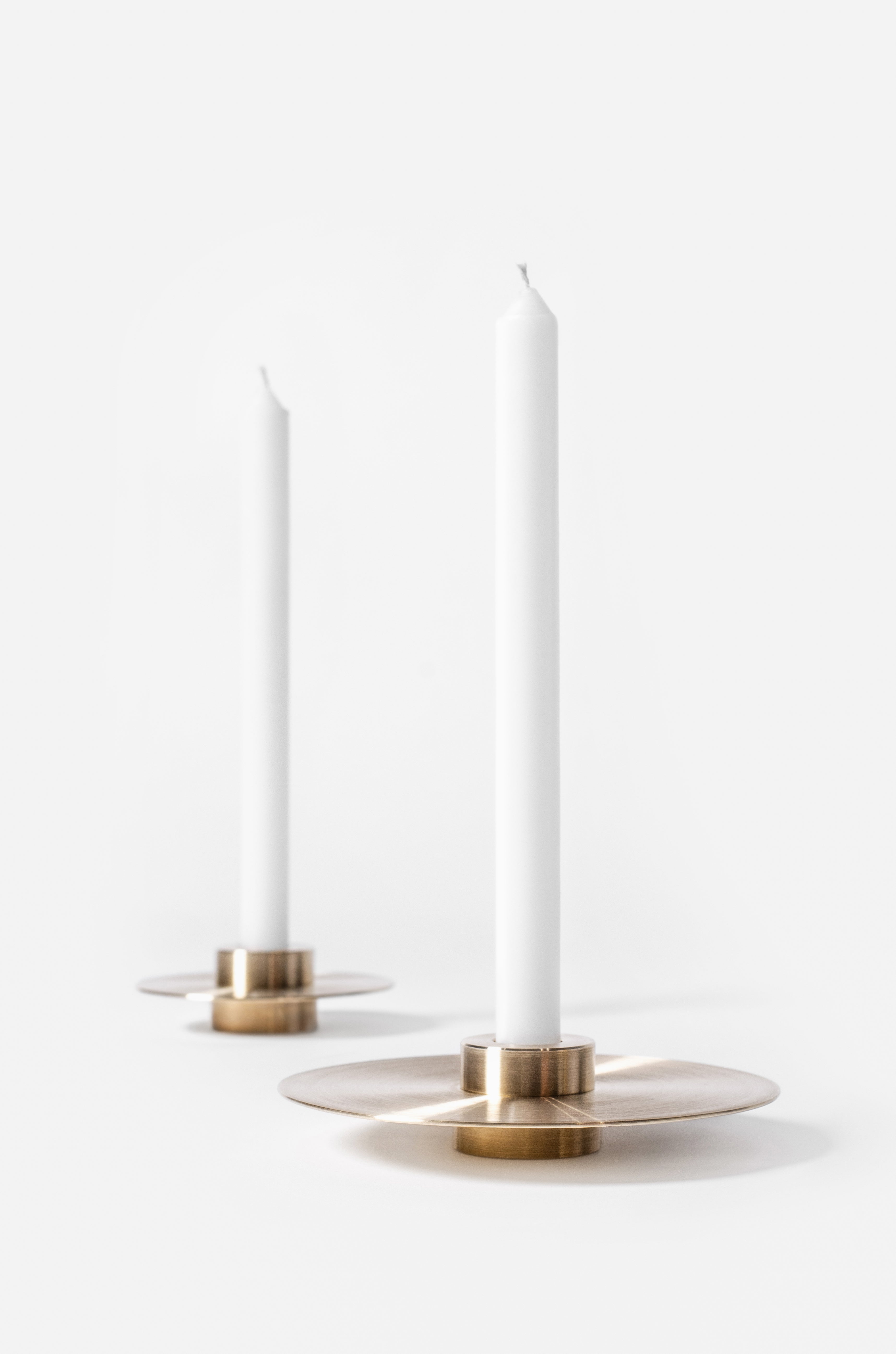 ORB Brass Candle Holder Set