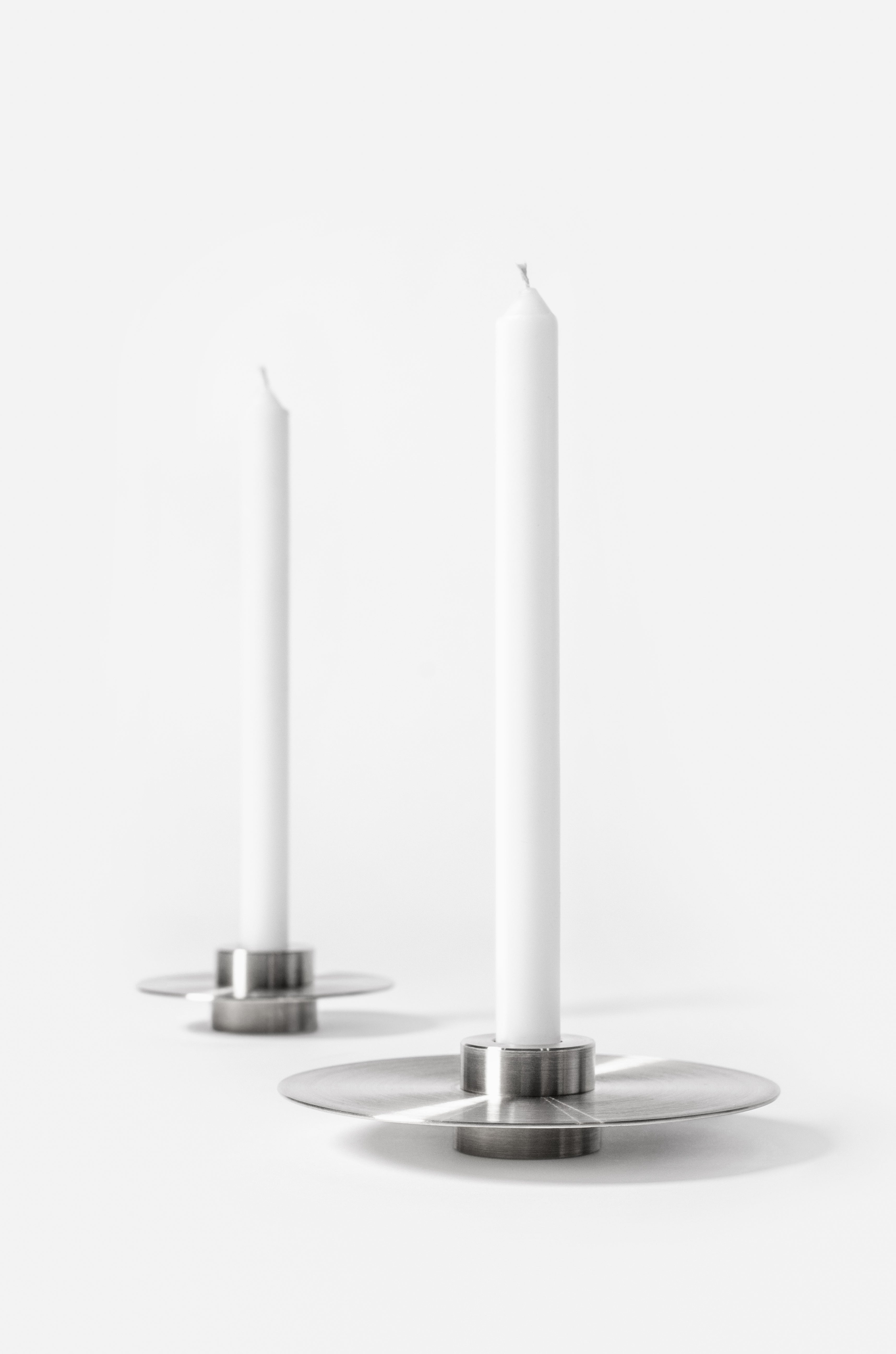 ORB Steel Candle Holder Set