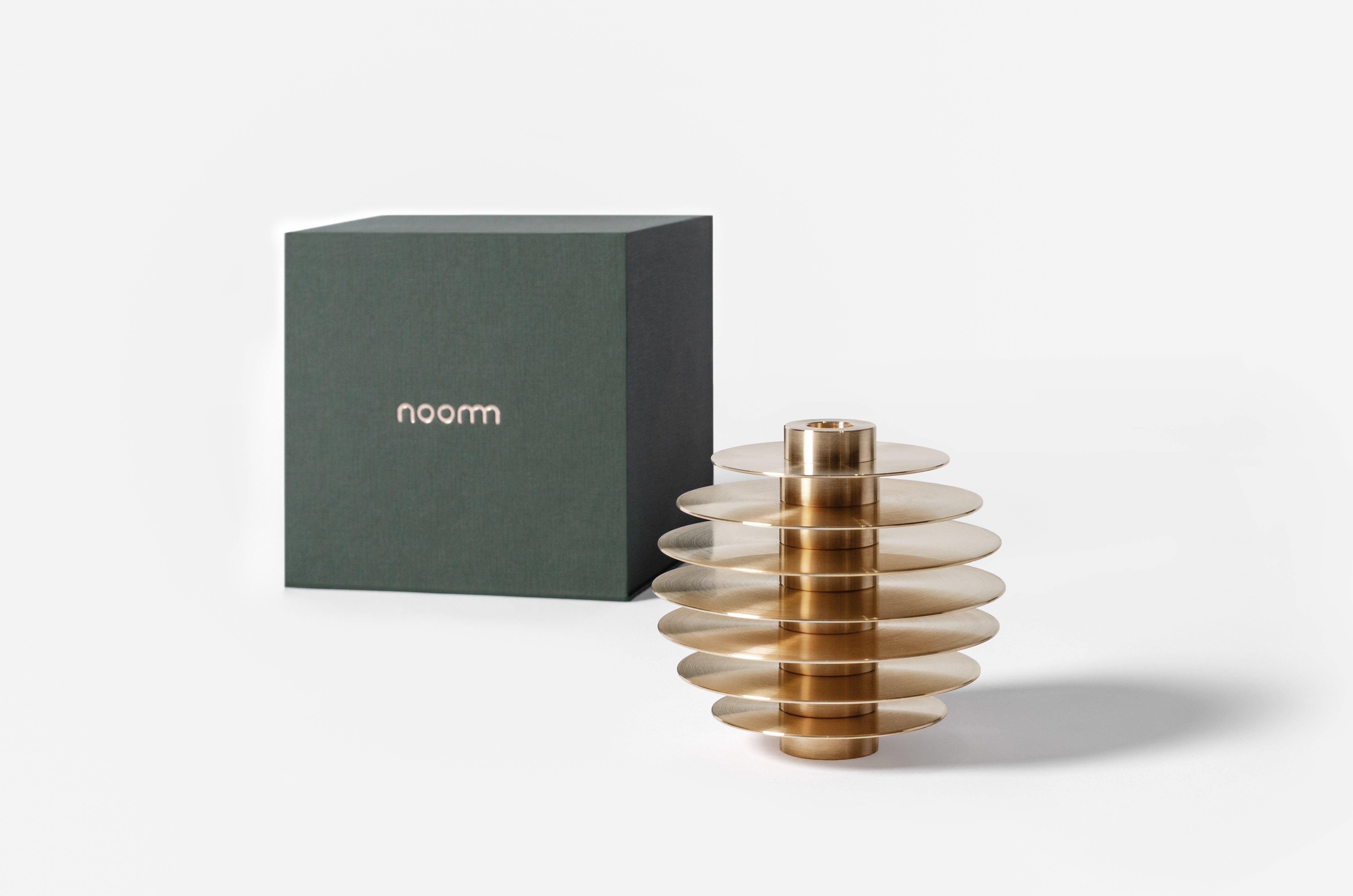 ORB Brass Candle Holder Set