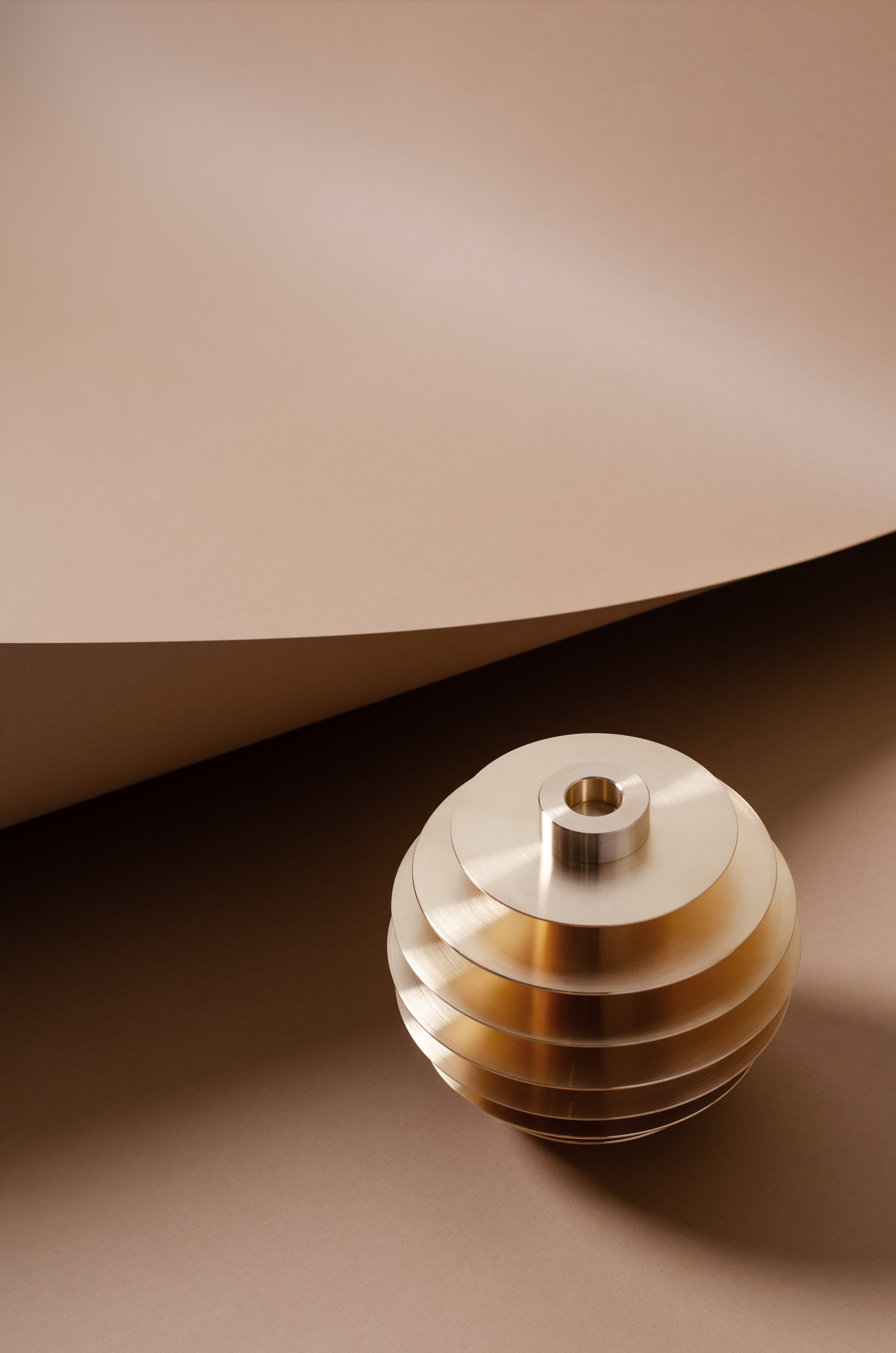 ORB Brass Candle Holder Set