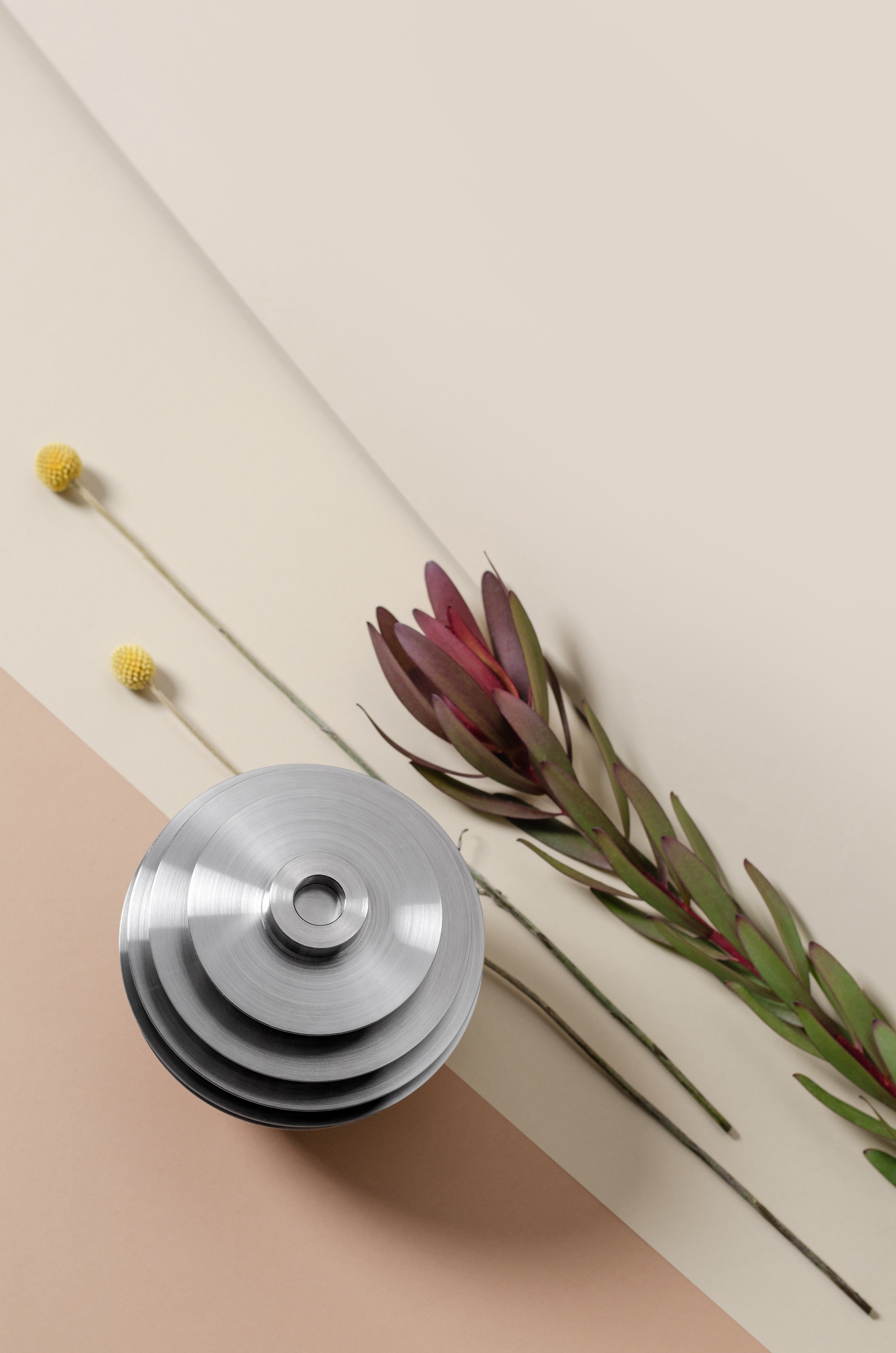 ORB Steel Candle Holder Set