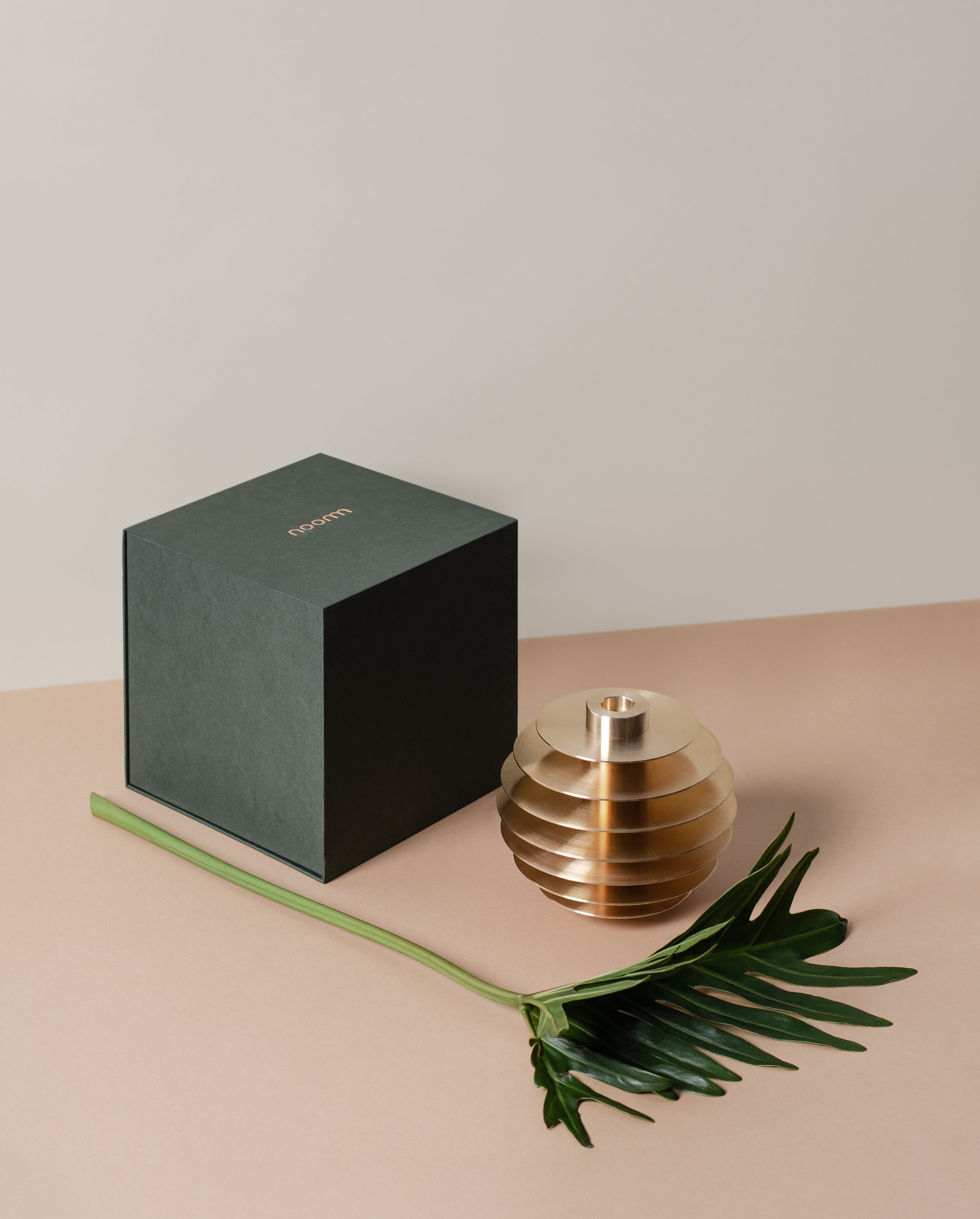 ORB Brass Candle Holder Set