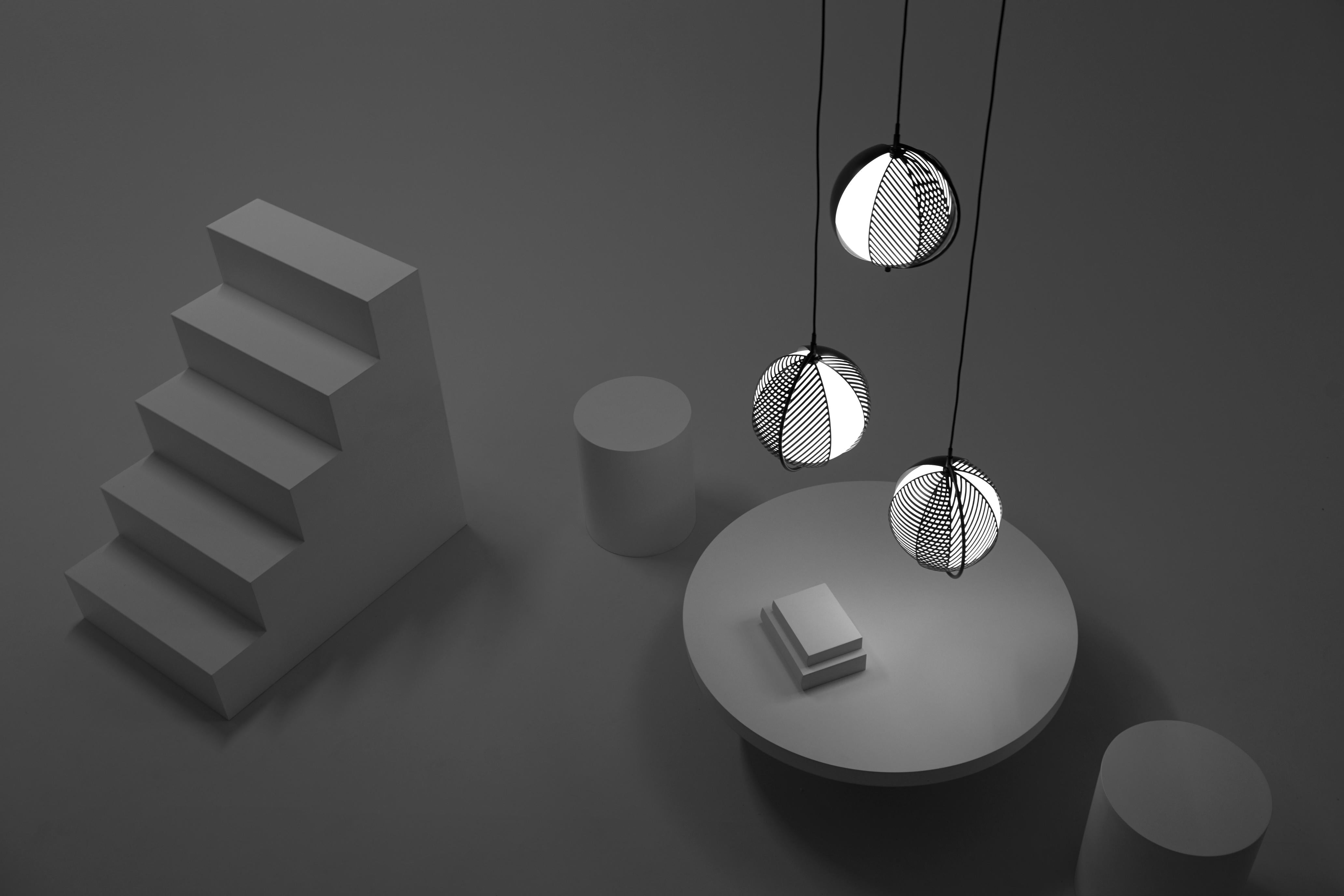 Żyrandol MONDO TRIPLETTE czarny