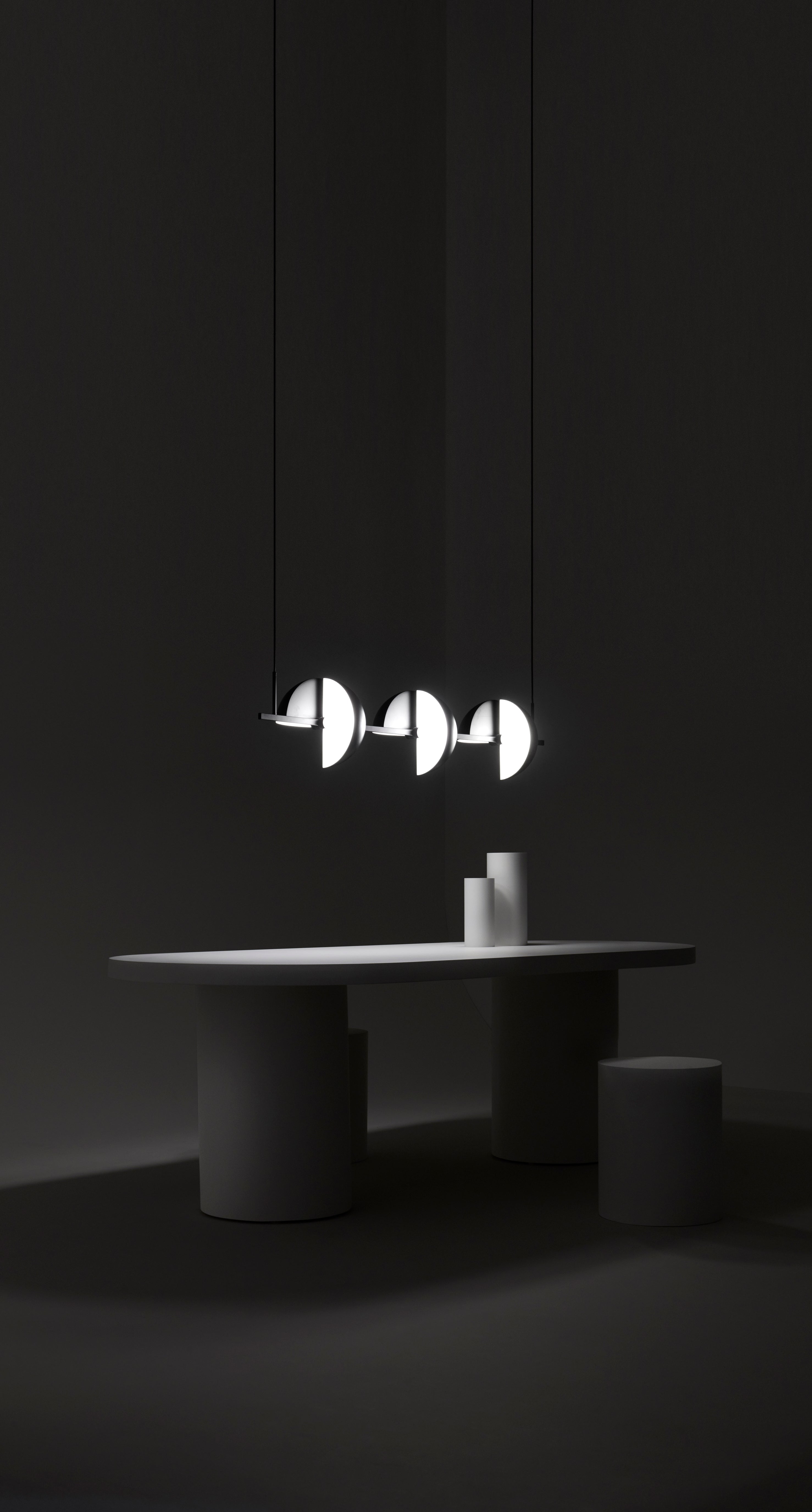 Pendelleuchte TRAPEZE TRIPLETTE schwarz