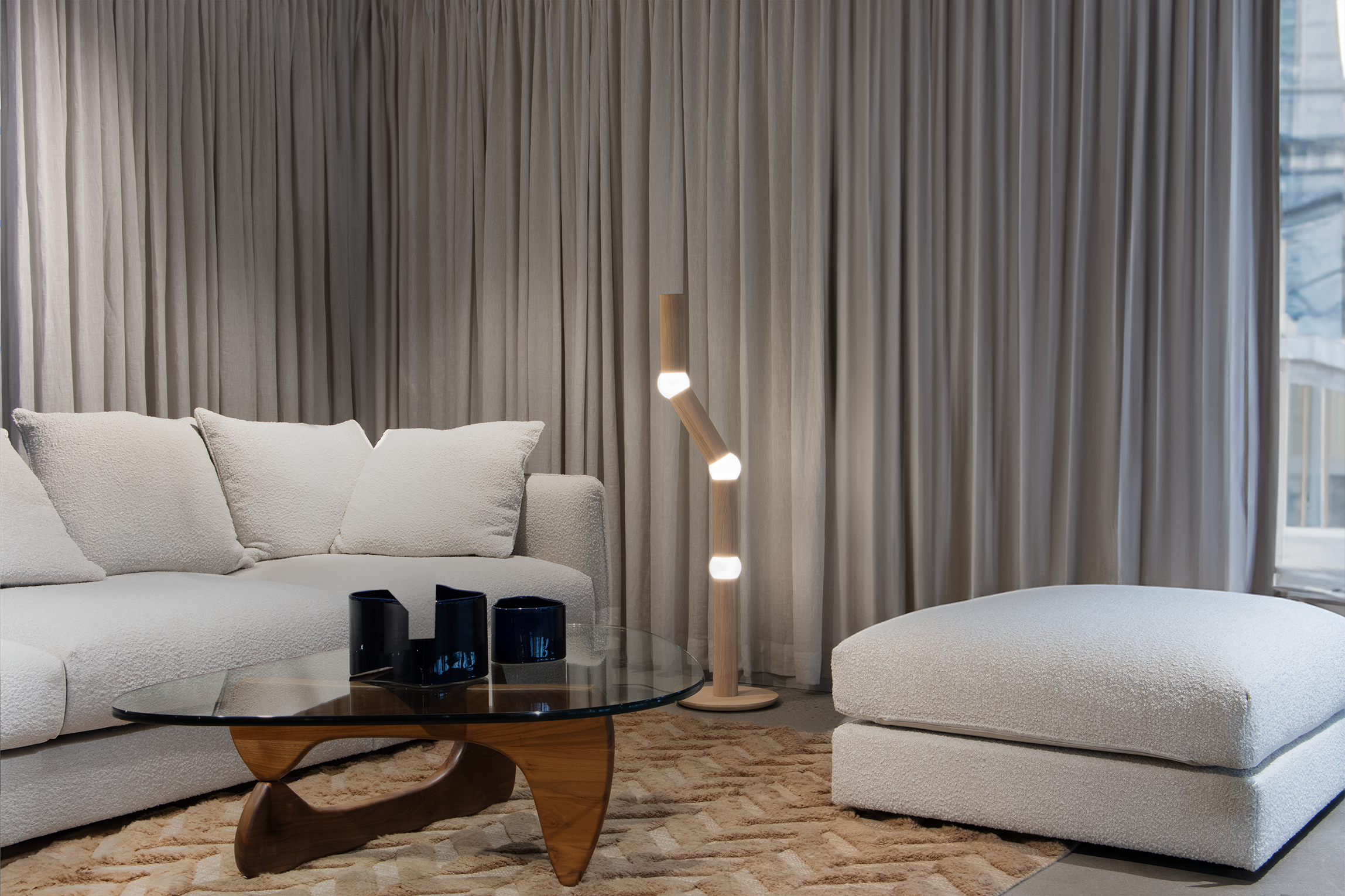 Stehlampe LIGHTBONE Eiche