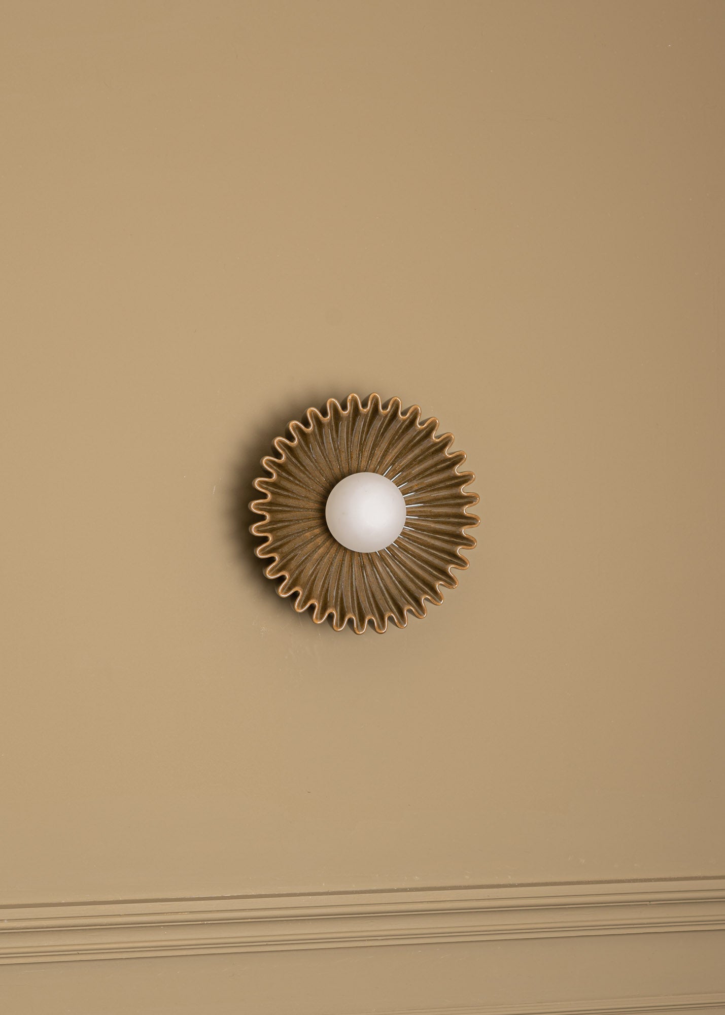 Kinkiet ceramiczny OSTRO zielony