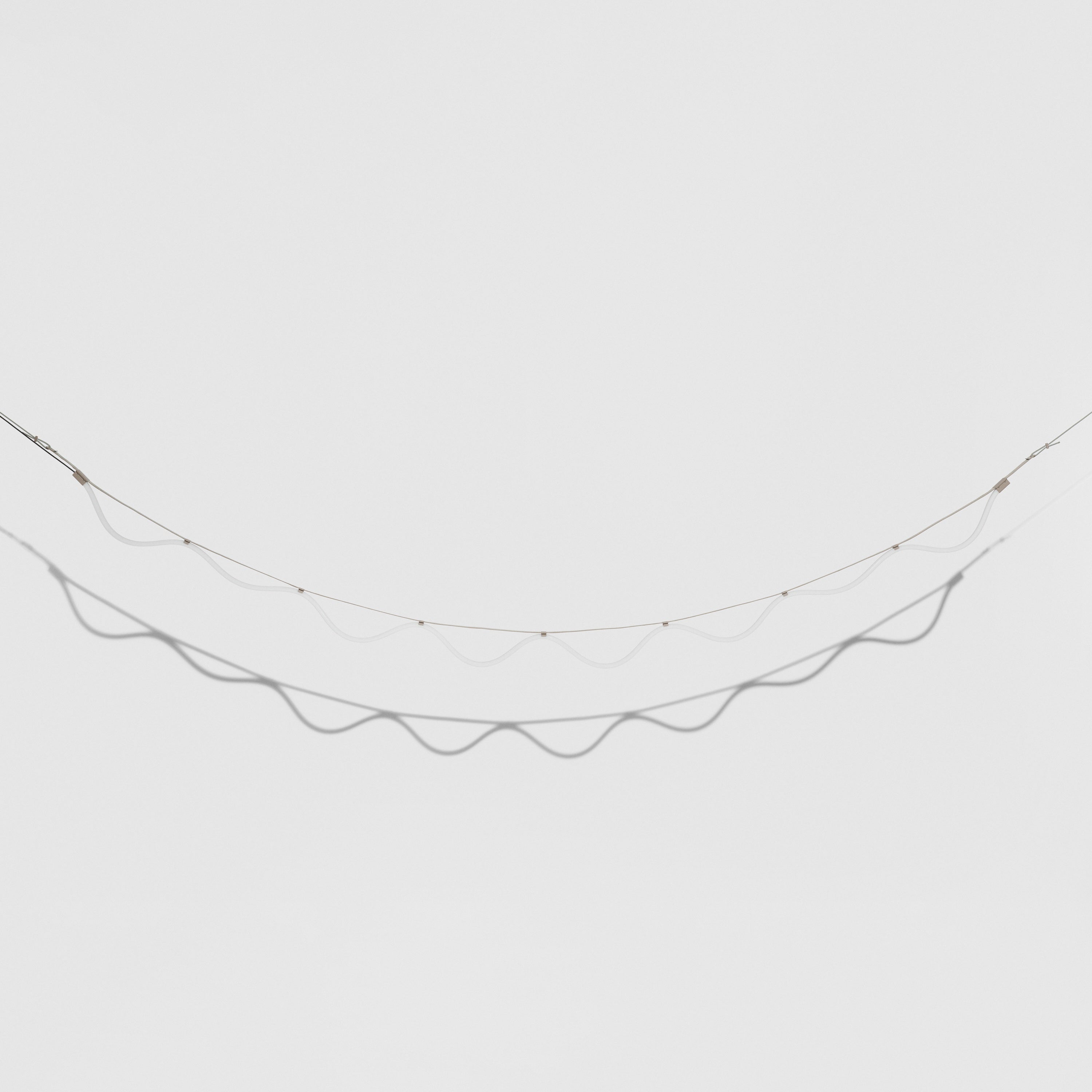 Lampa wisząca SPLINE beżowy z niebieskim
