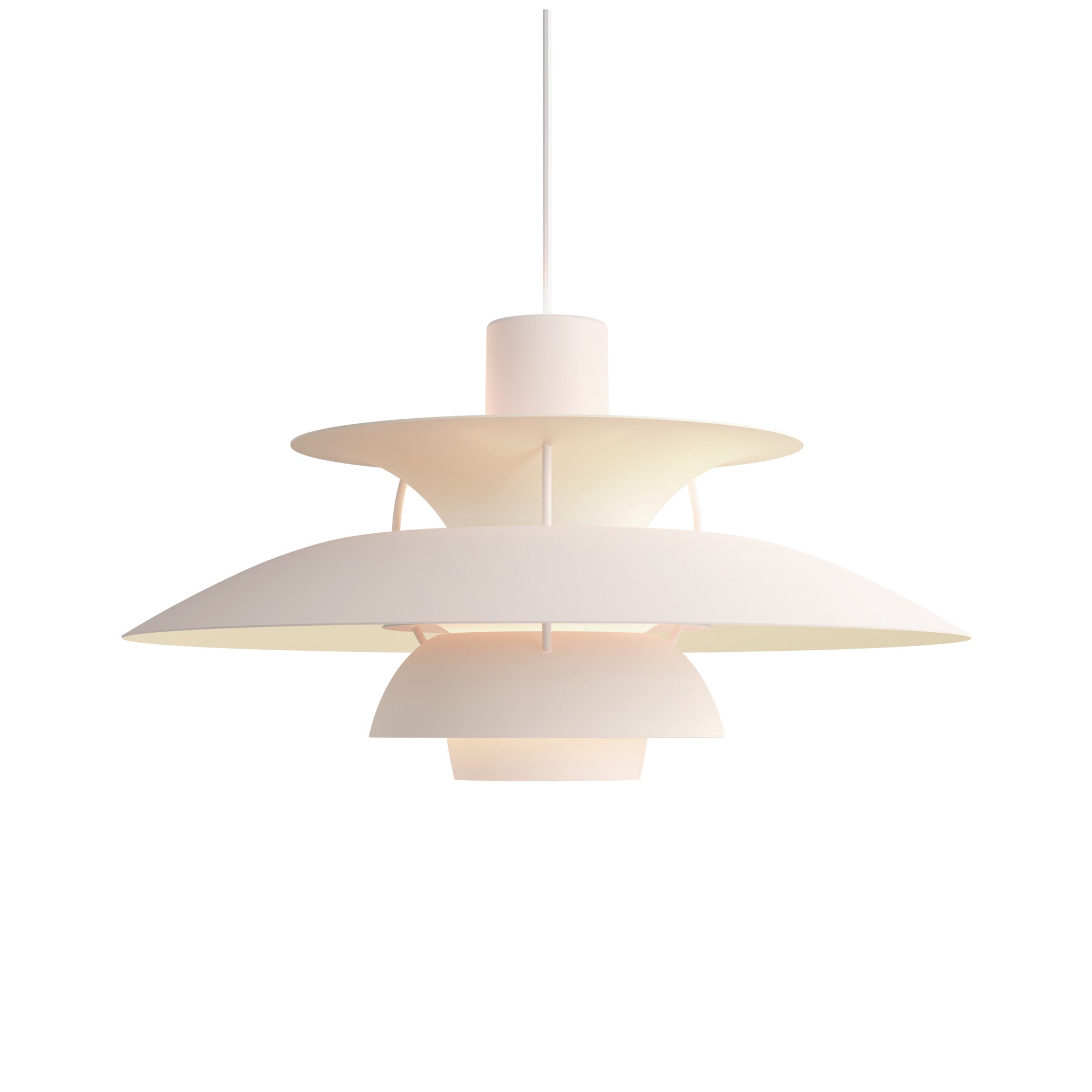 Lampa wisząca PH 5 monochromatyczny blady róż