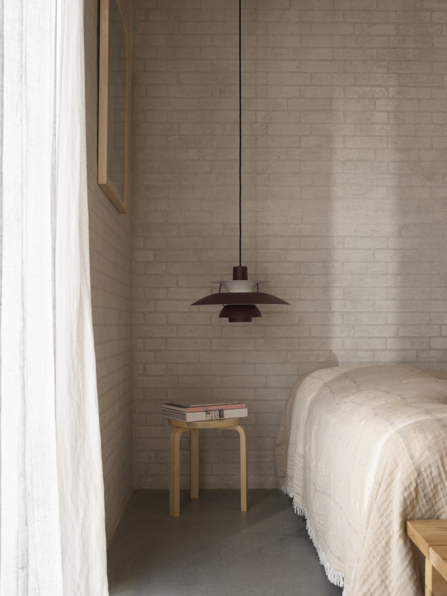 Lampa wisząca PH 5 monochromatyczny burgundowy