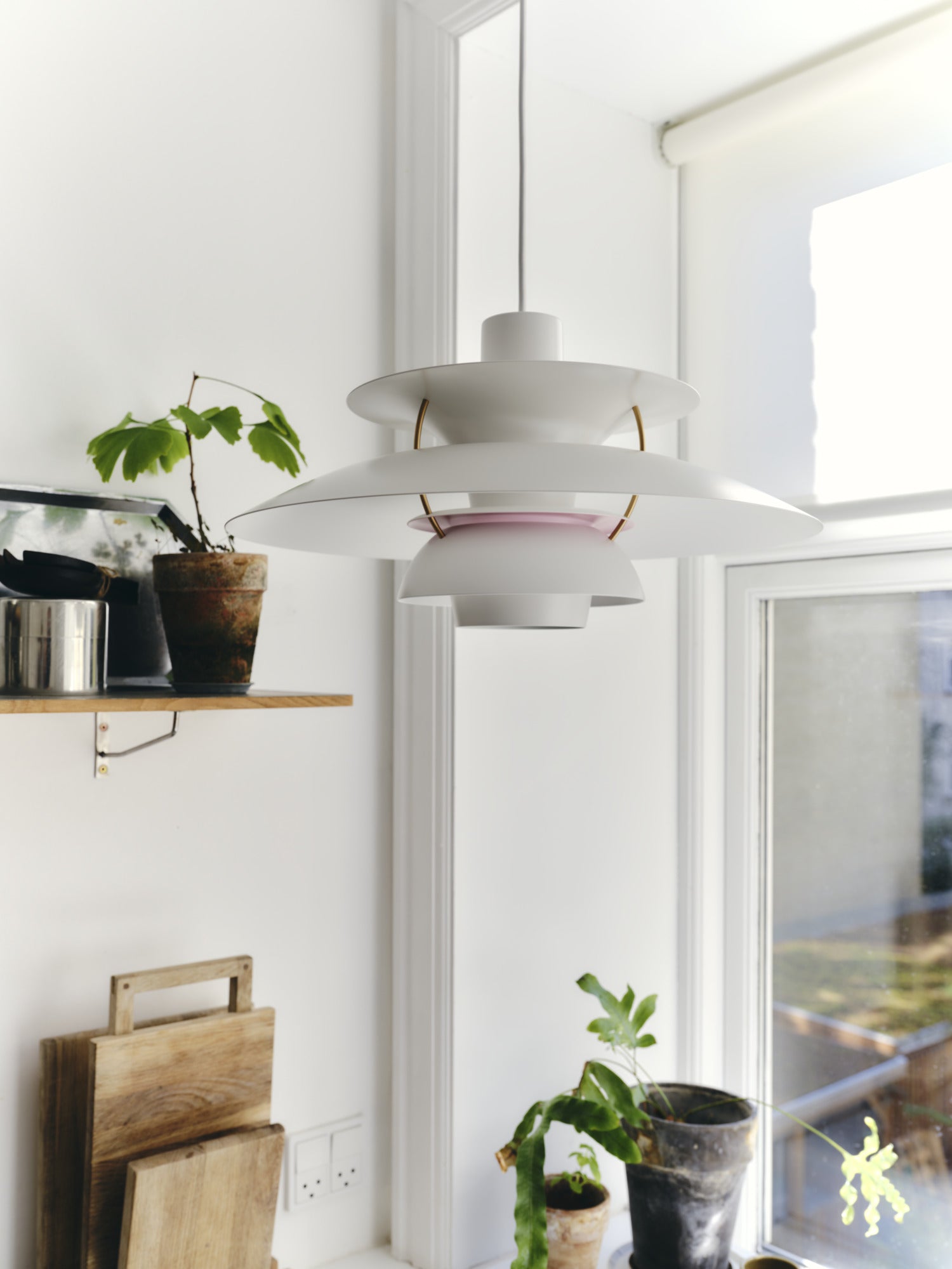 Lampa wisząca PH 5 nowoczesny biały