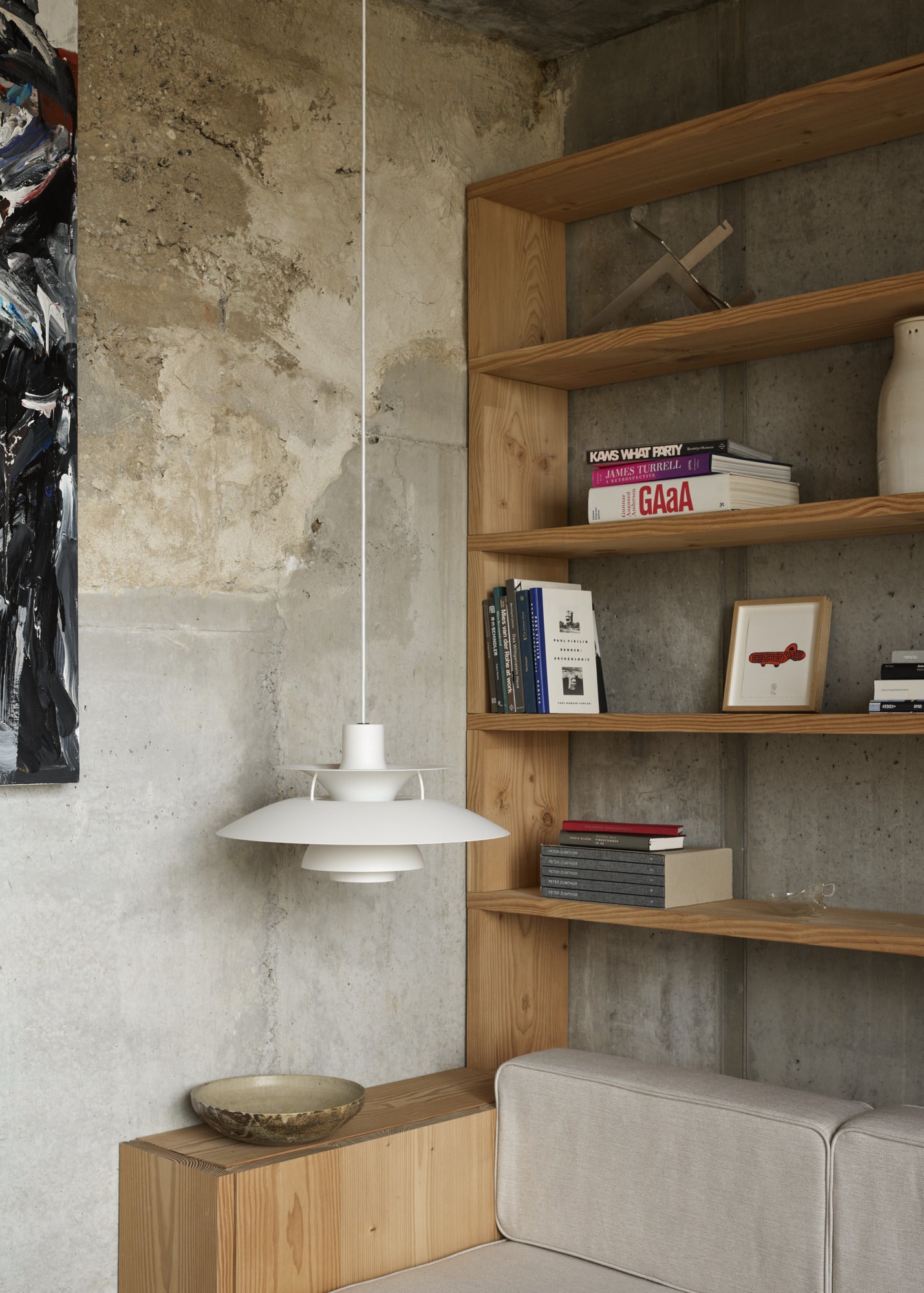 Lampa wisząca PH 5 monochromatyczny blady róż