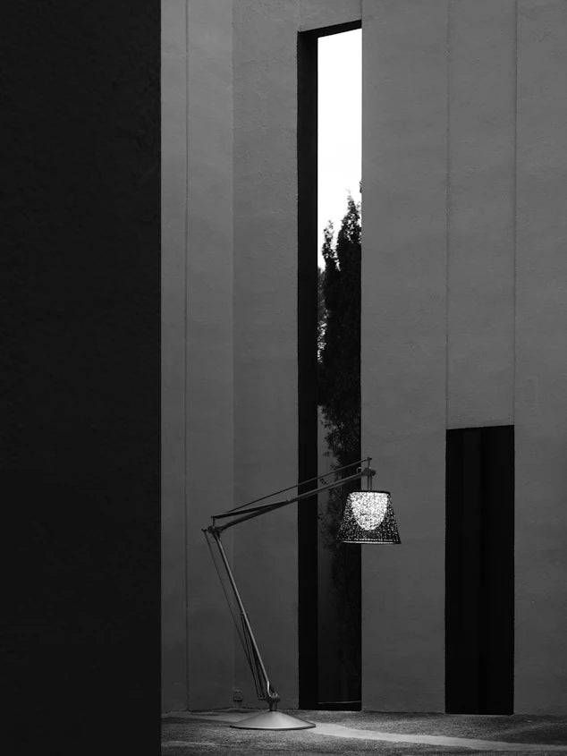 Outdoor floor lamp SUPERARCHIMOON black