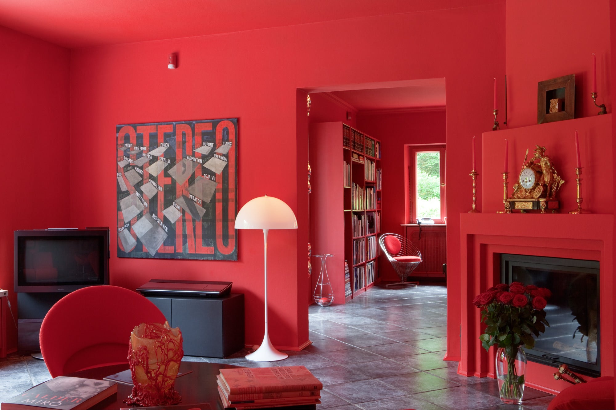 Lampa podłogowa PANTHELLA biały