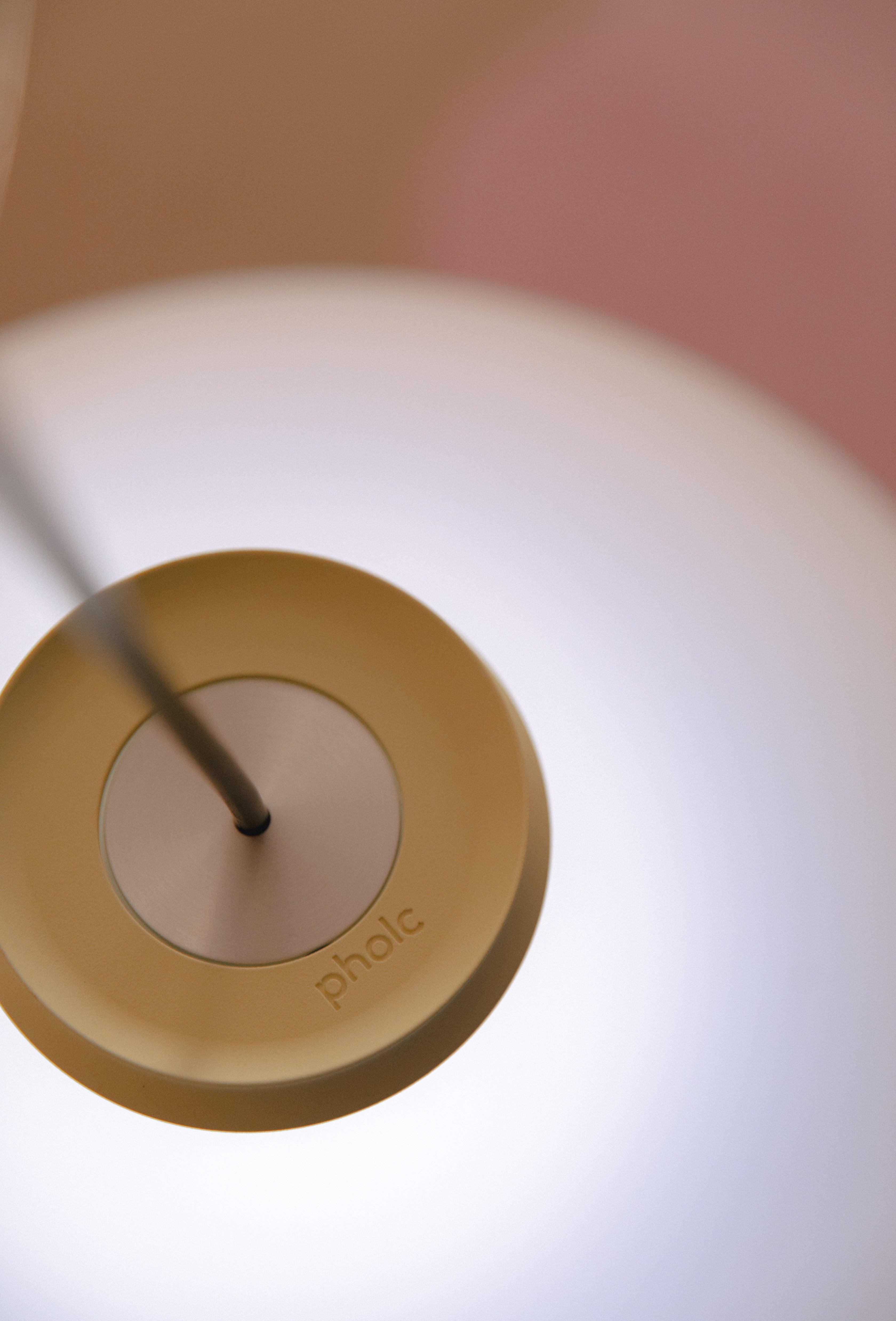 Pendelleuchte ALINE hellgelb mit weißem Schirm