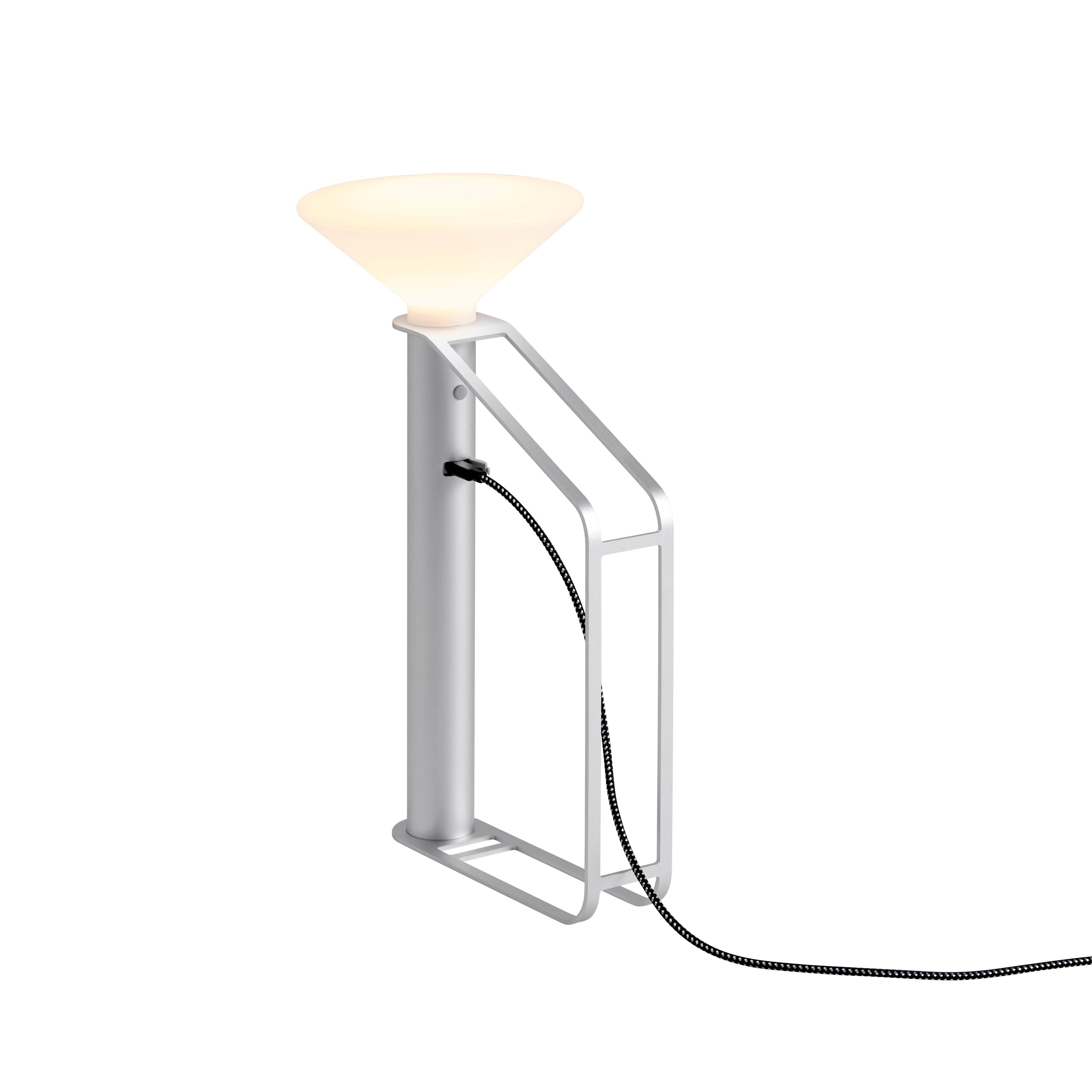Tragbare Außenlampe PITON silber