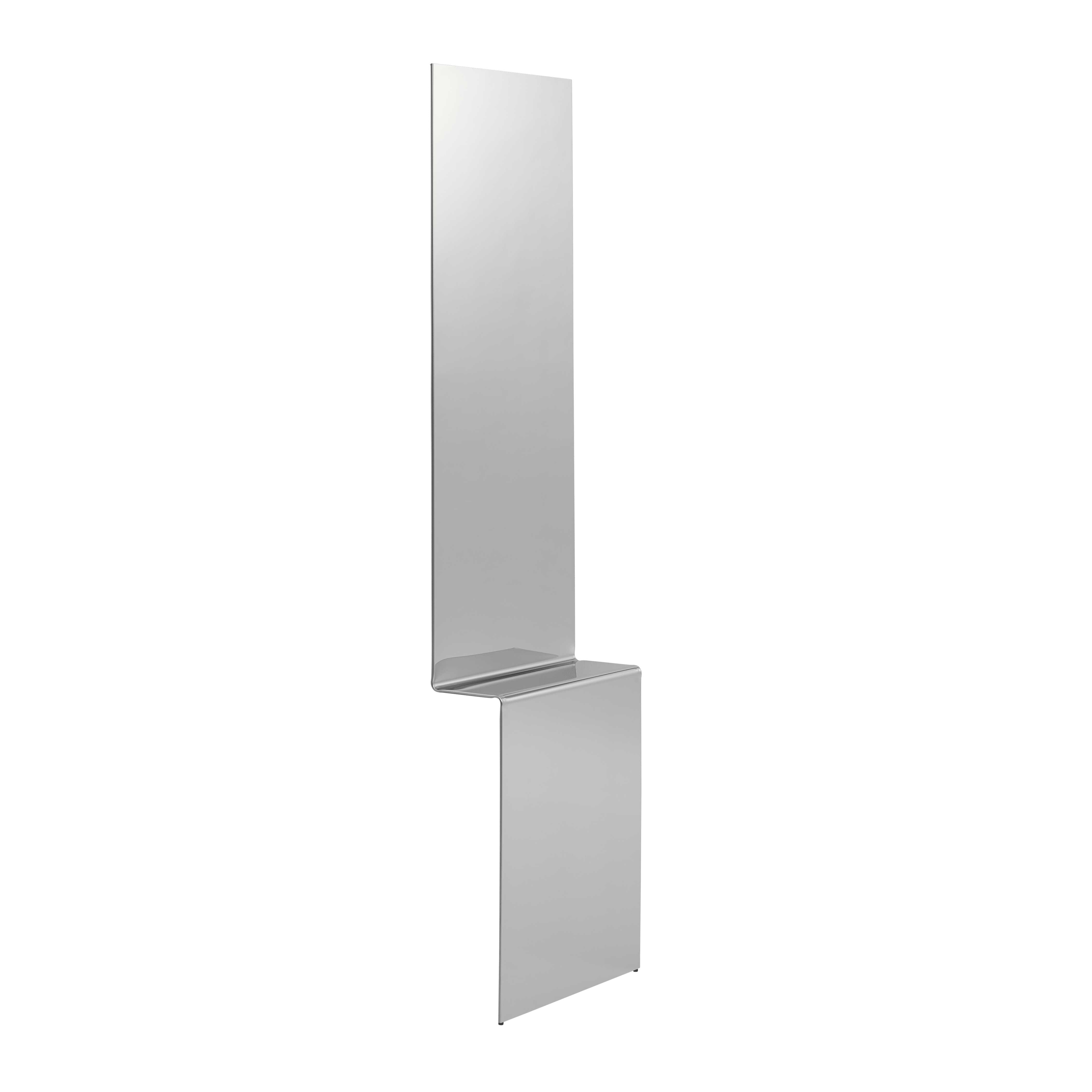 Lustro PLEAT polished steel