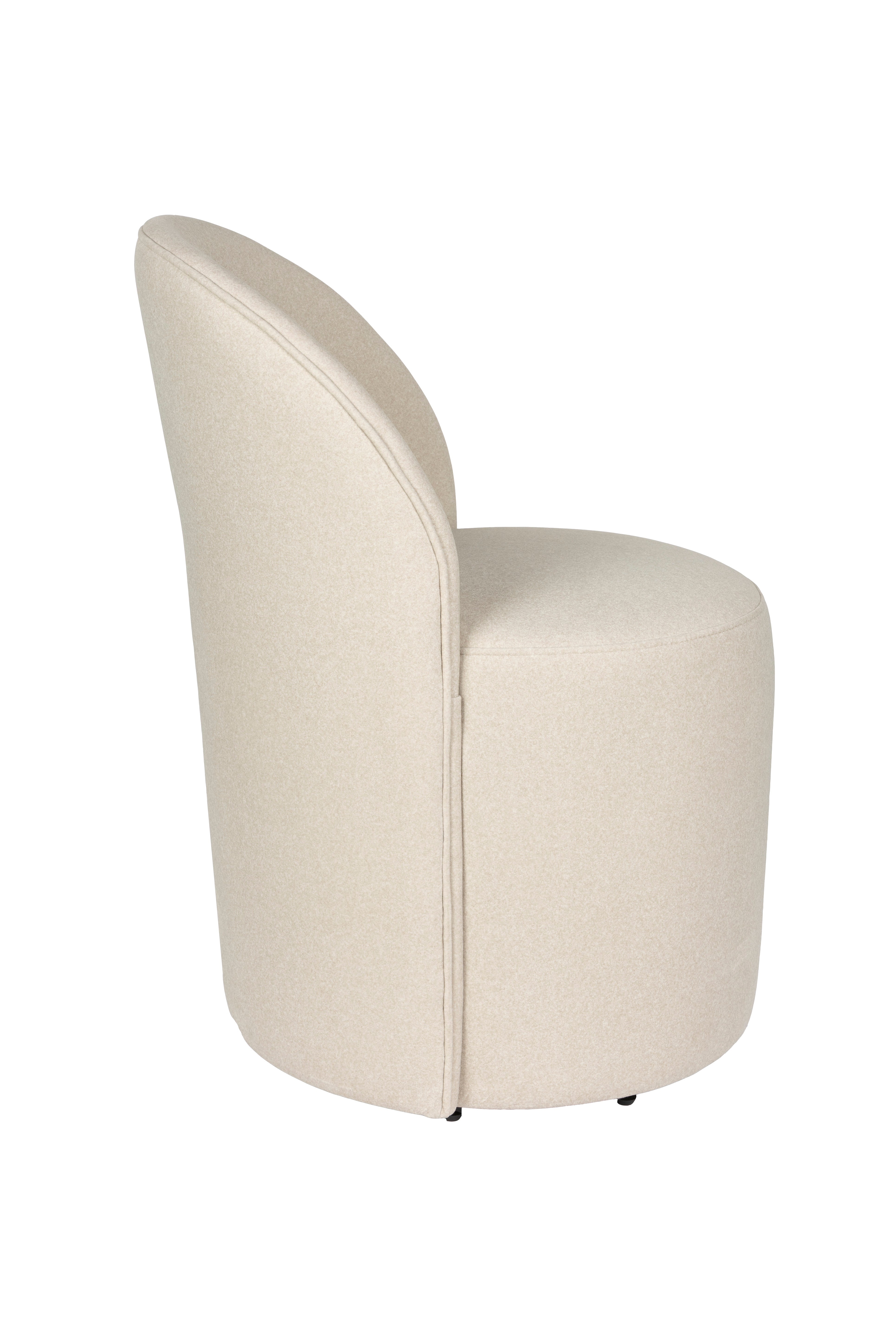 Fotel PLUSH beżowy – welur