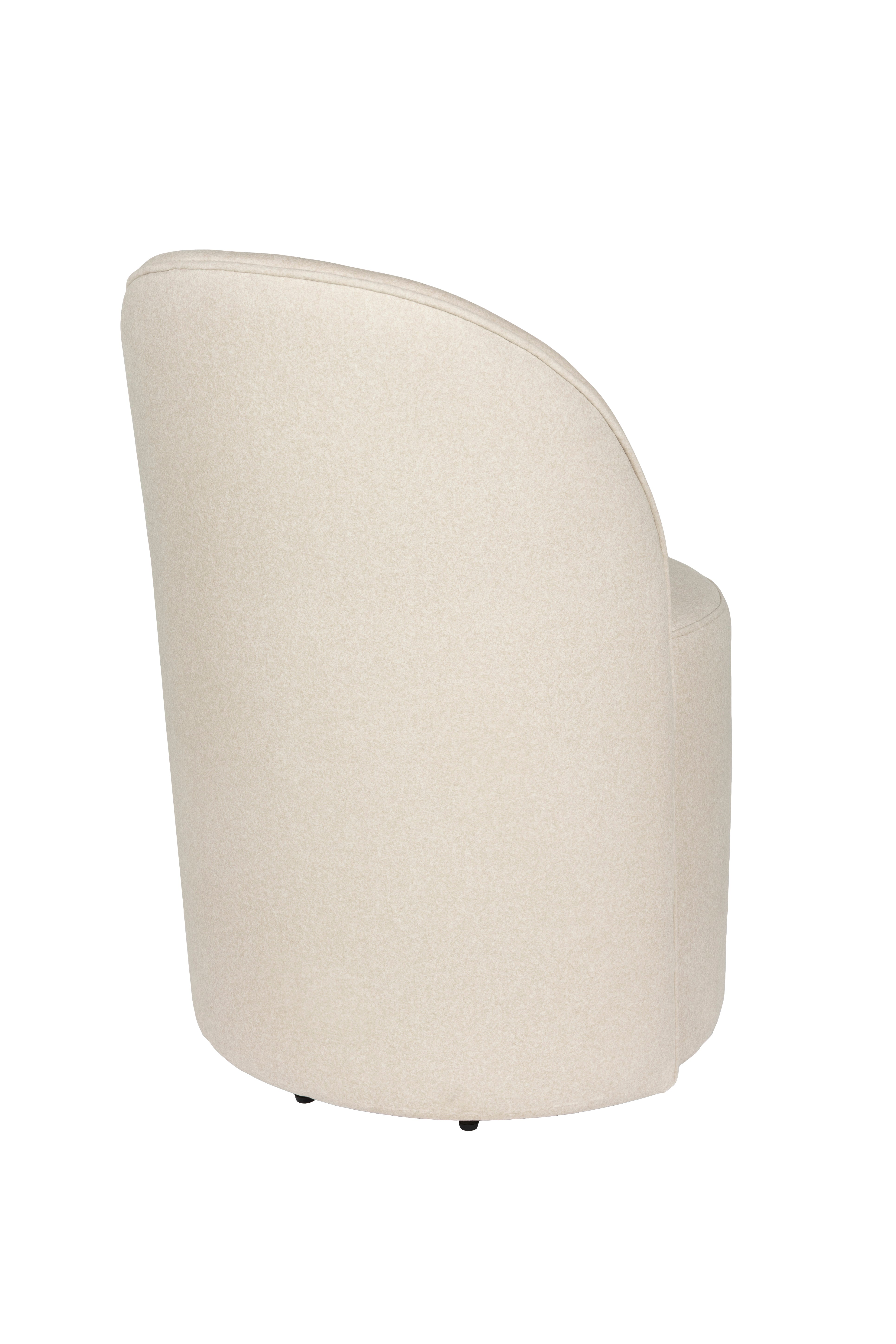 Fotel PLUSH beżowy – styl nowoczesny