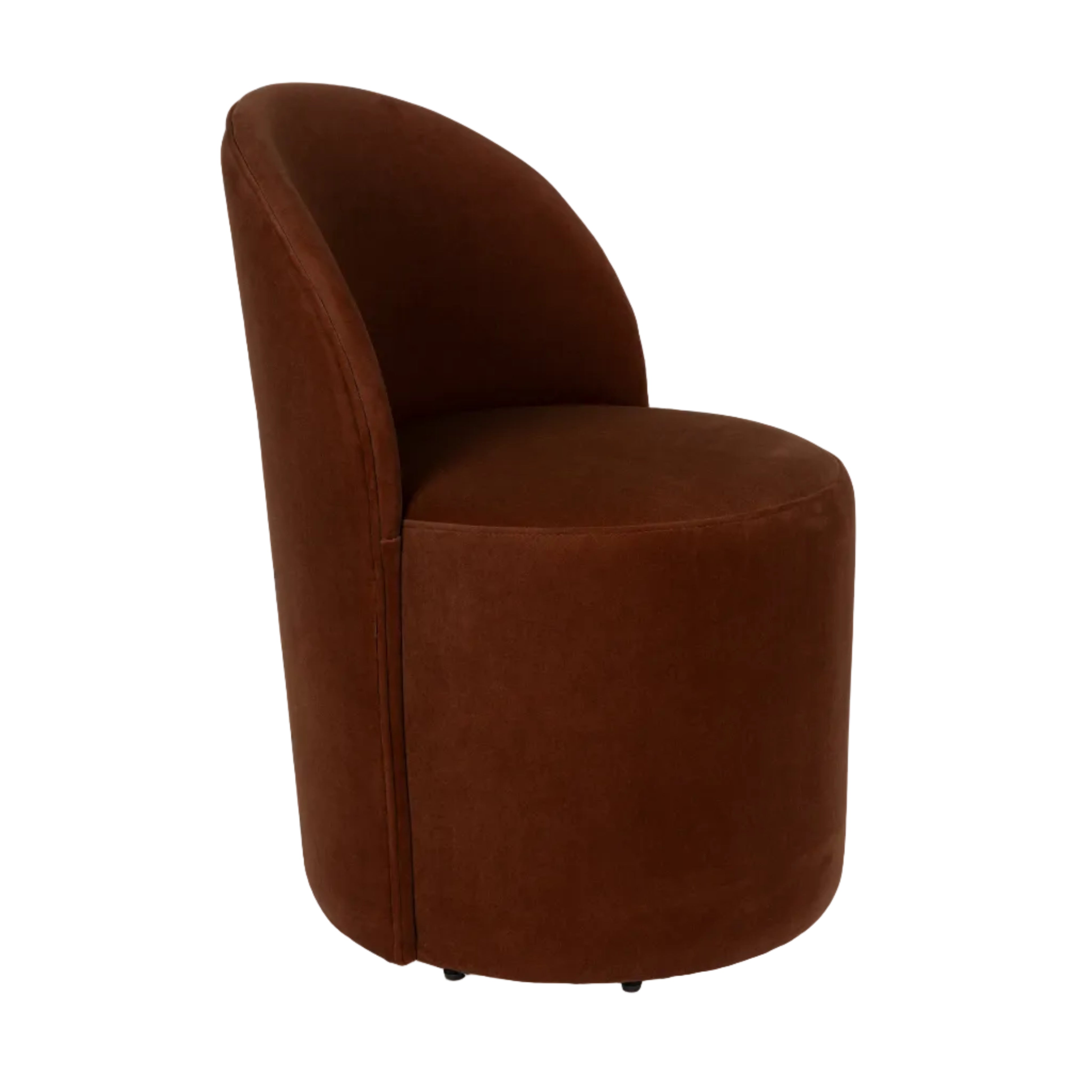 Fotel PLUSH brązowy