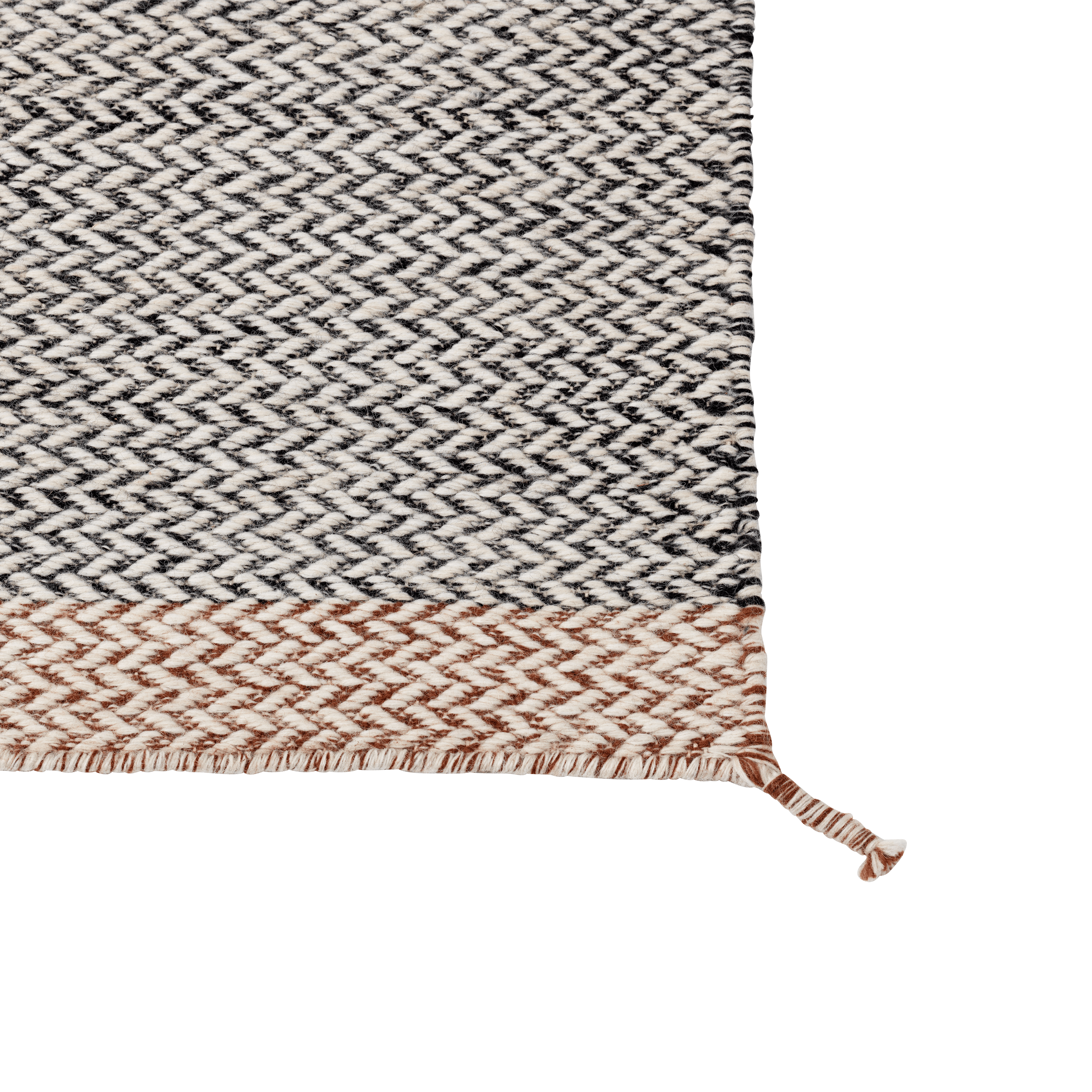 Dywan PLY biało-czarny