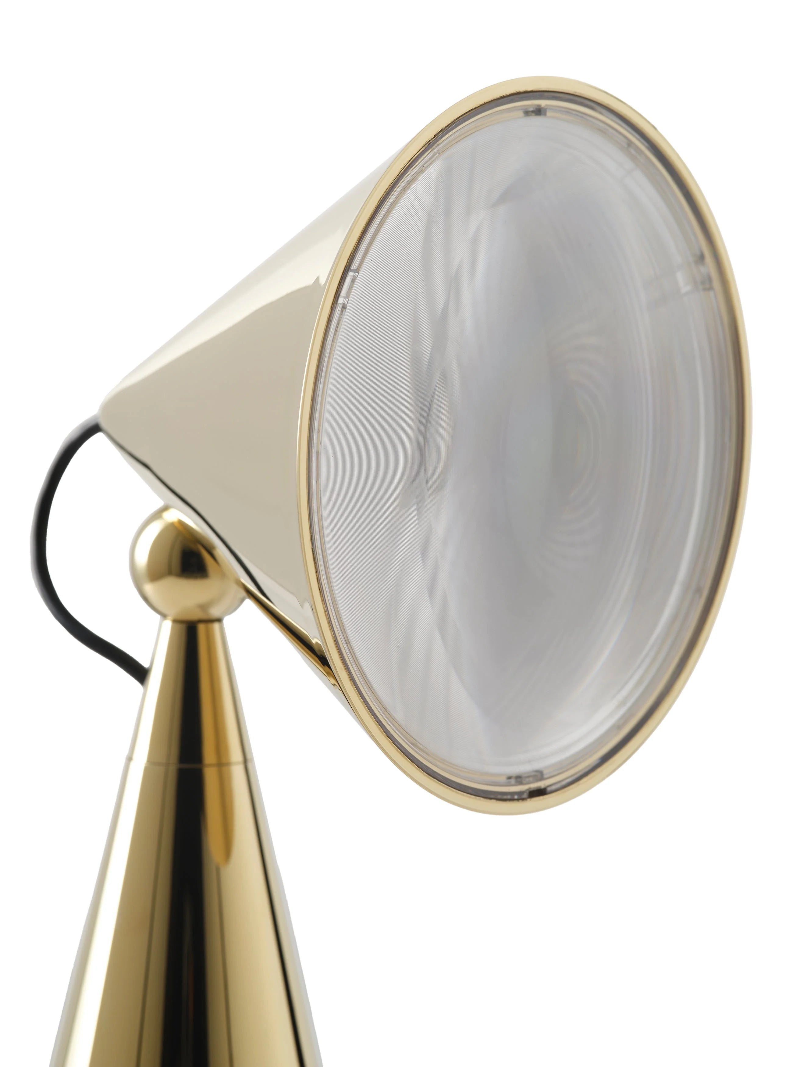 Tragbare Tischlampe POSE gold