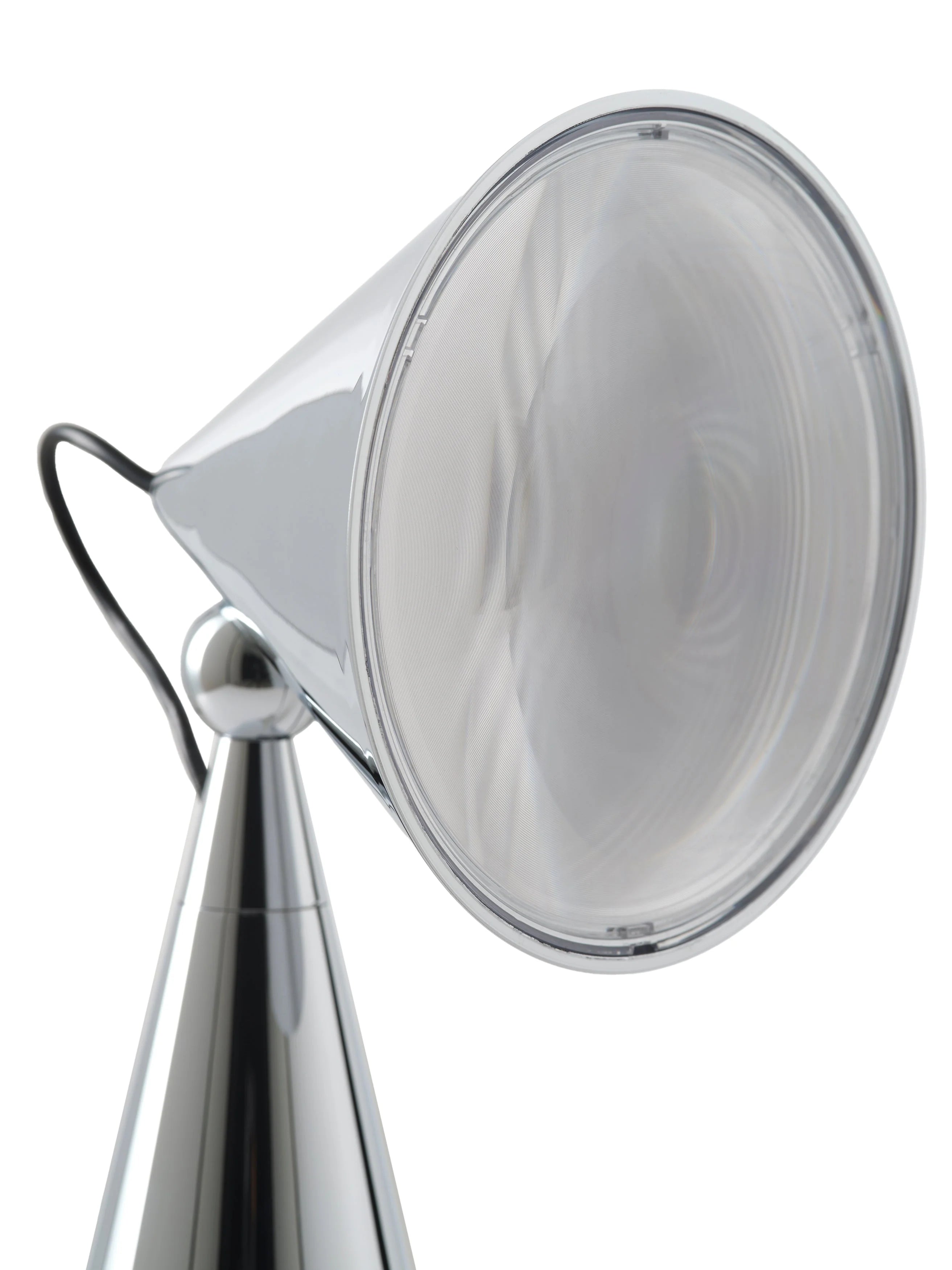 Portable table lamp POSE silver