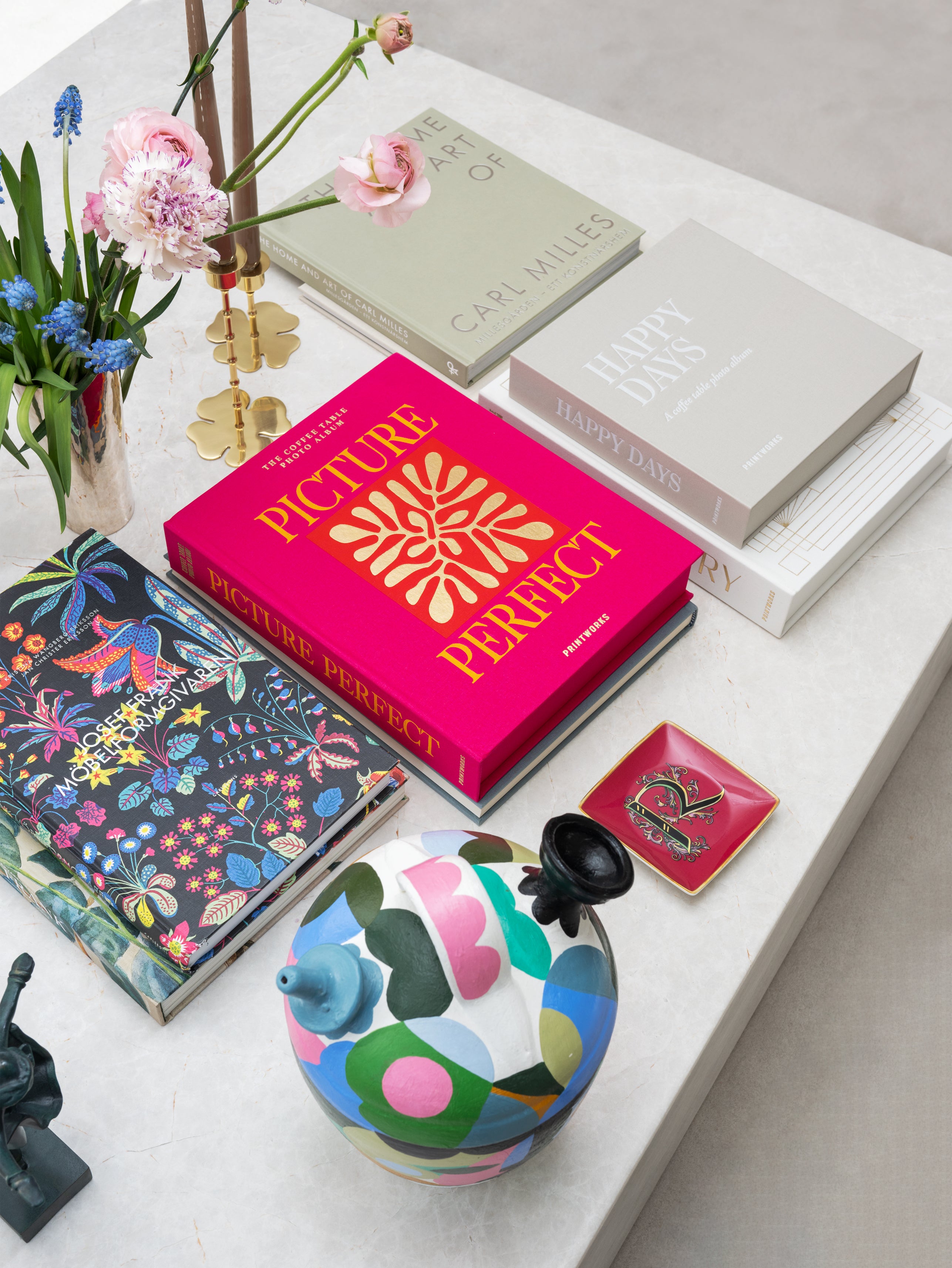 Album na zdjęcia PICTURE PERFECT różowy ze złotym