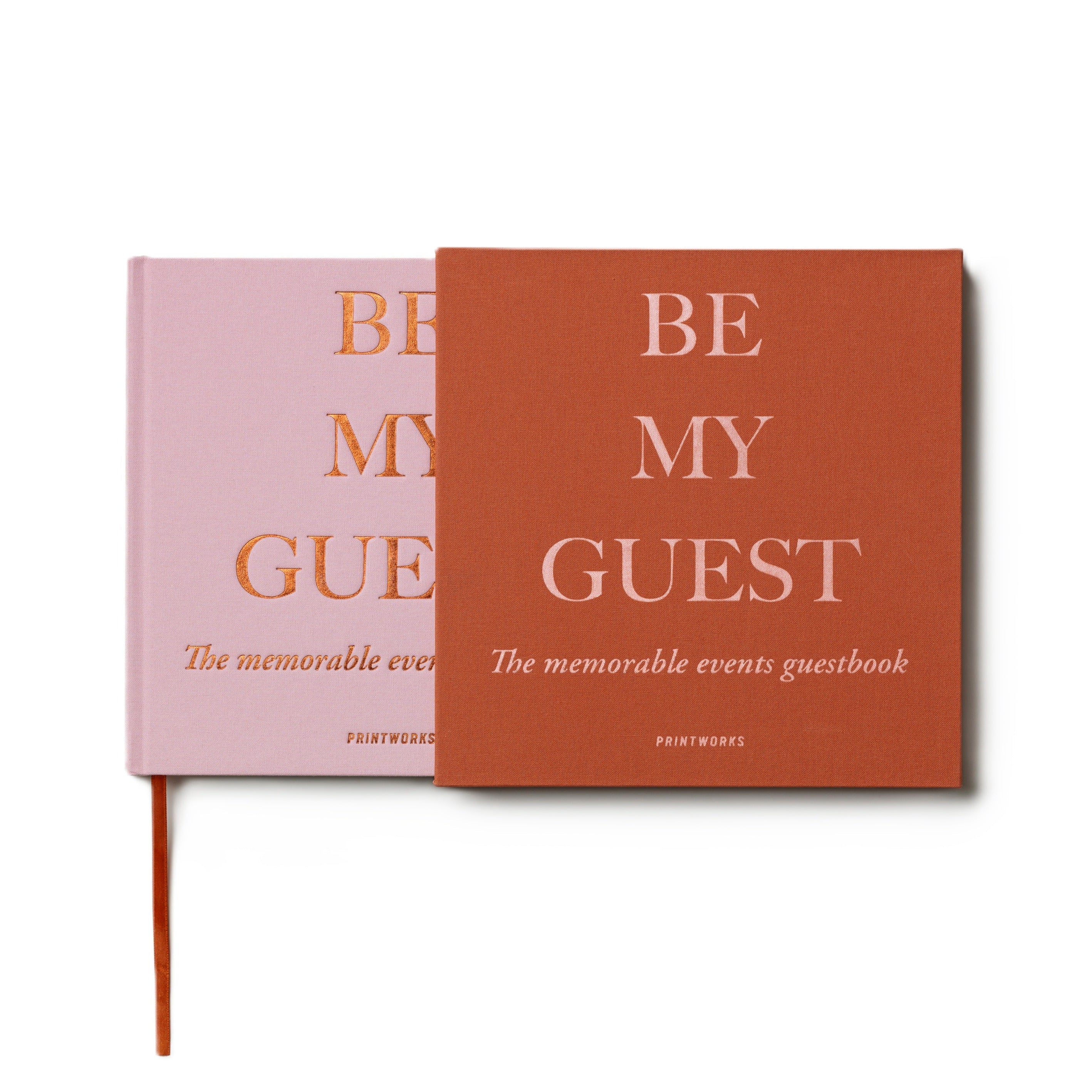Księga gości BE MY GUEST czerwony z różowym