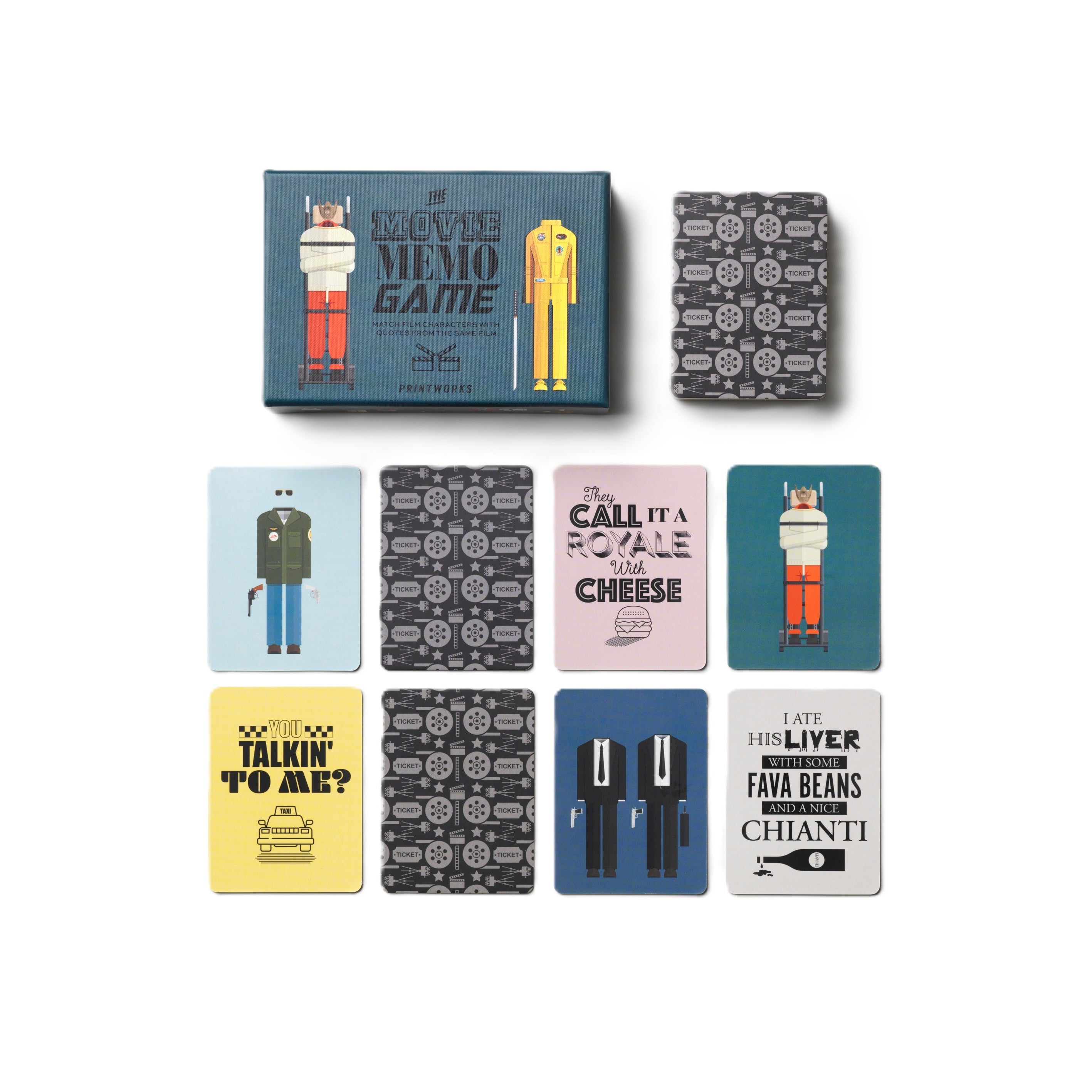 Gra memory MEMO GAME MOVIE blue