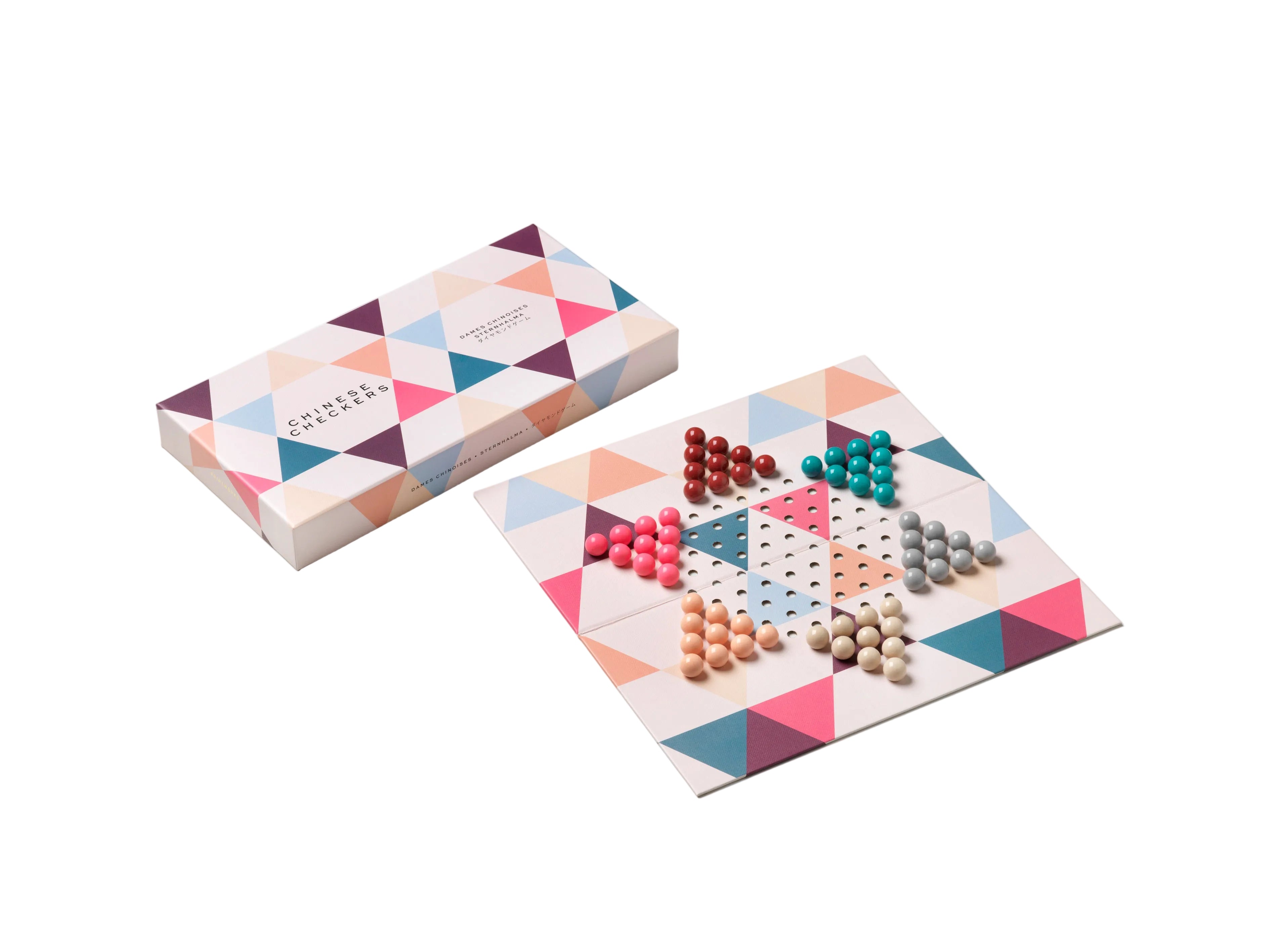 Gra trymla CHINESE CHECKERS beige