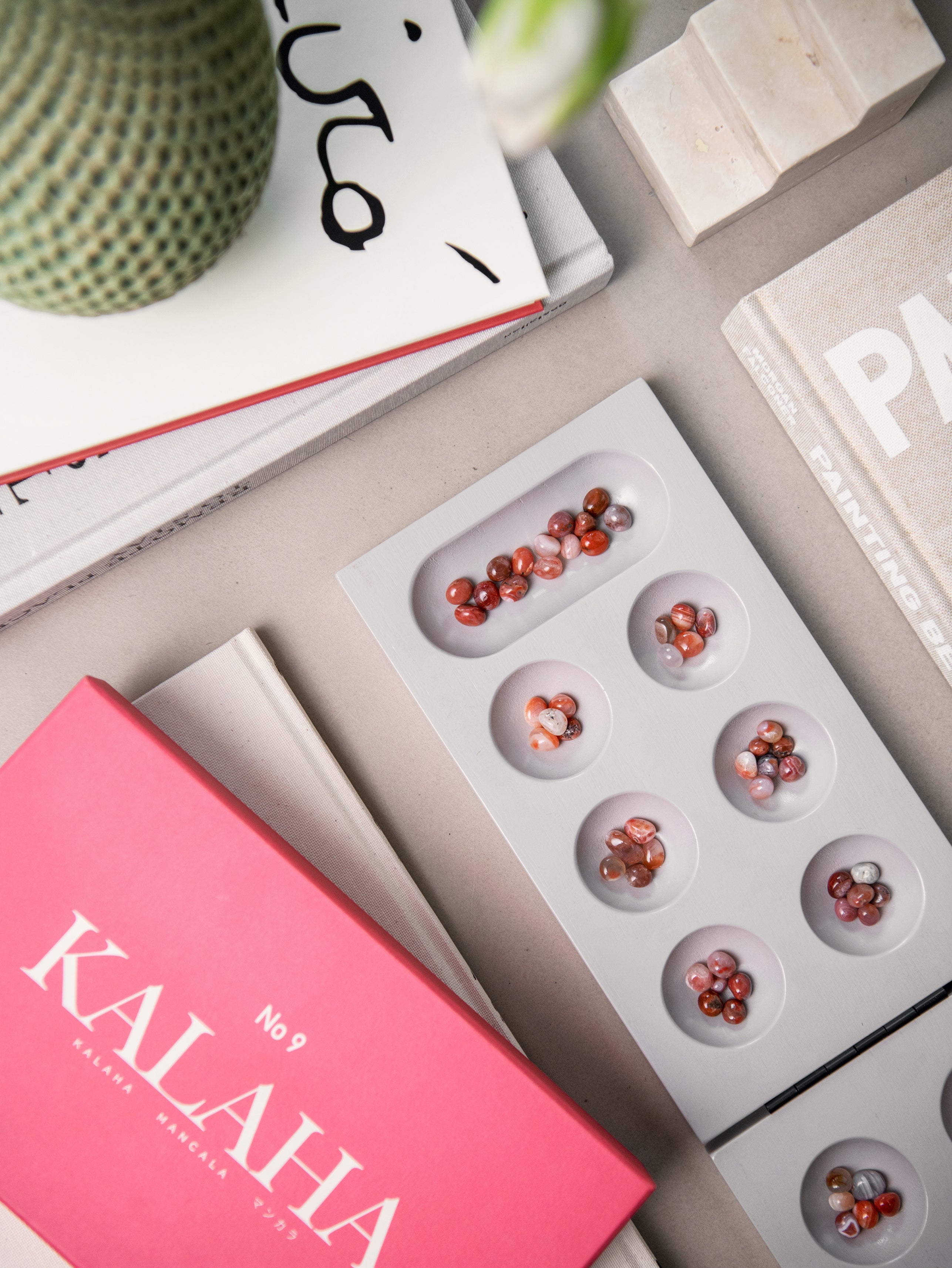 Gra strategiczna KALAHA różowy