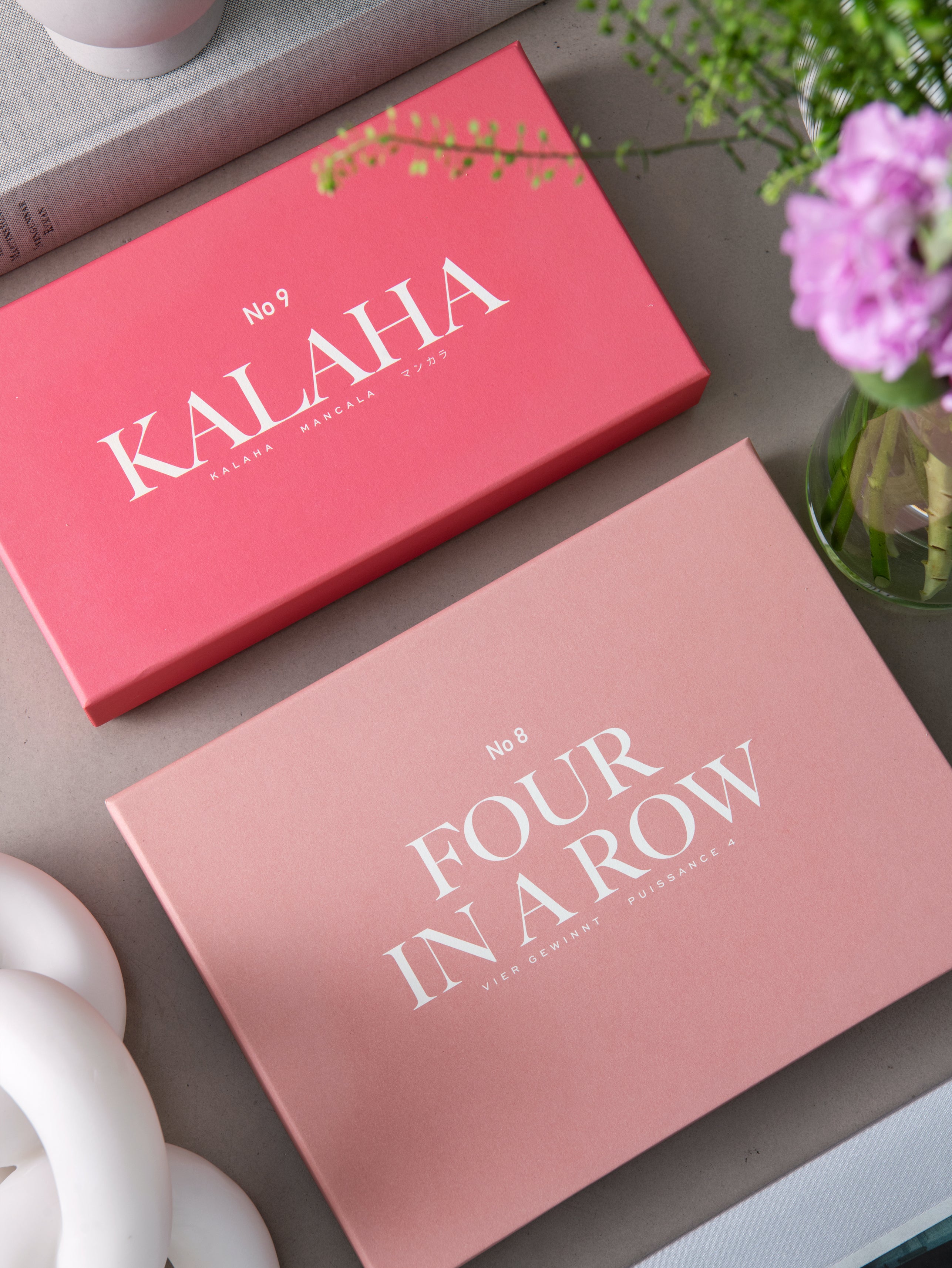 Gra strategiczna KALAHA różowy