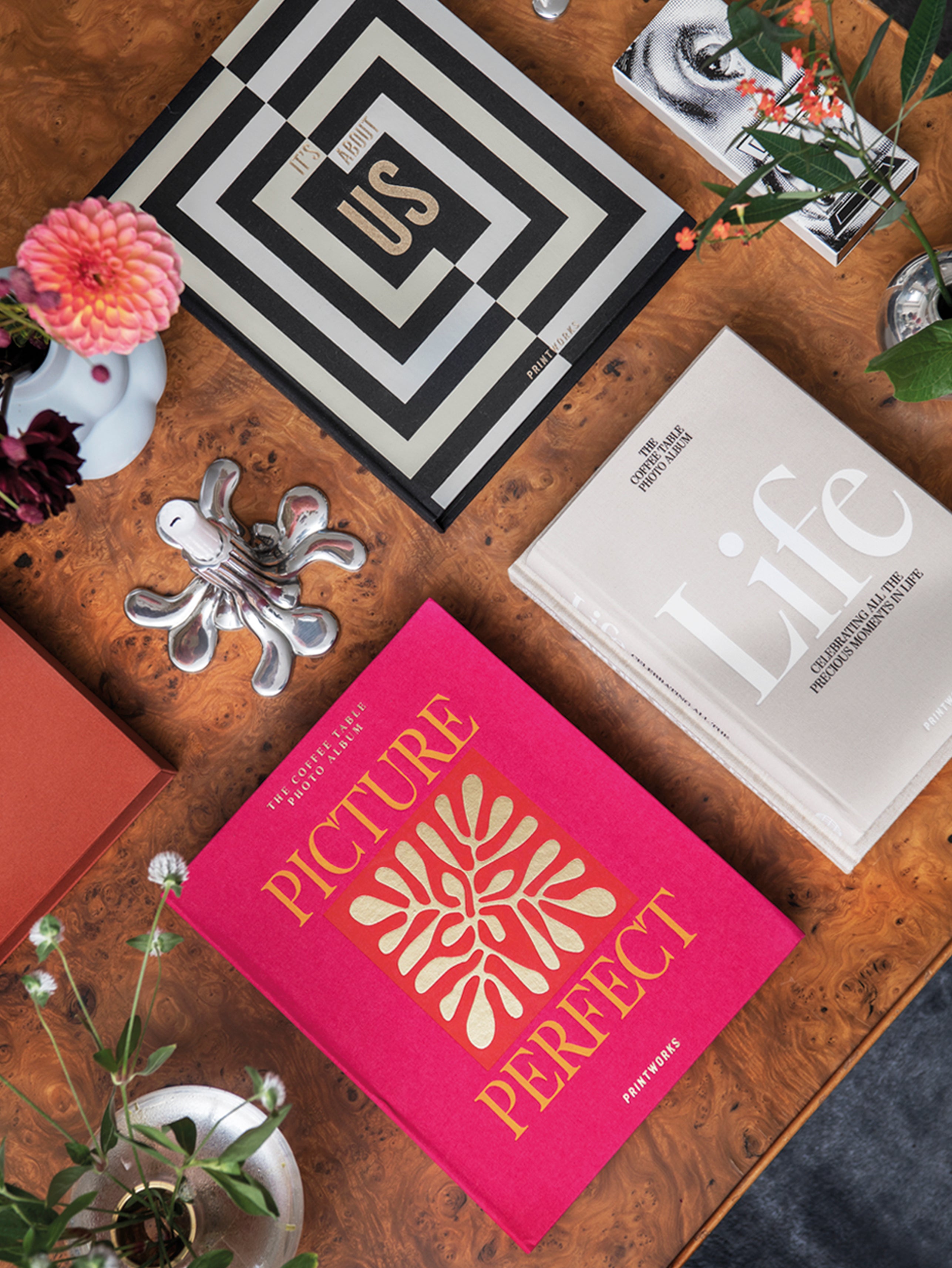 Album na zdjęcia PICTURE PERFECT różowy ze złotym