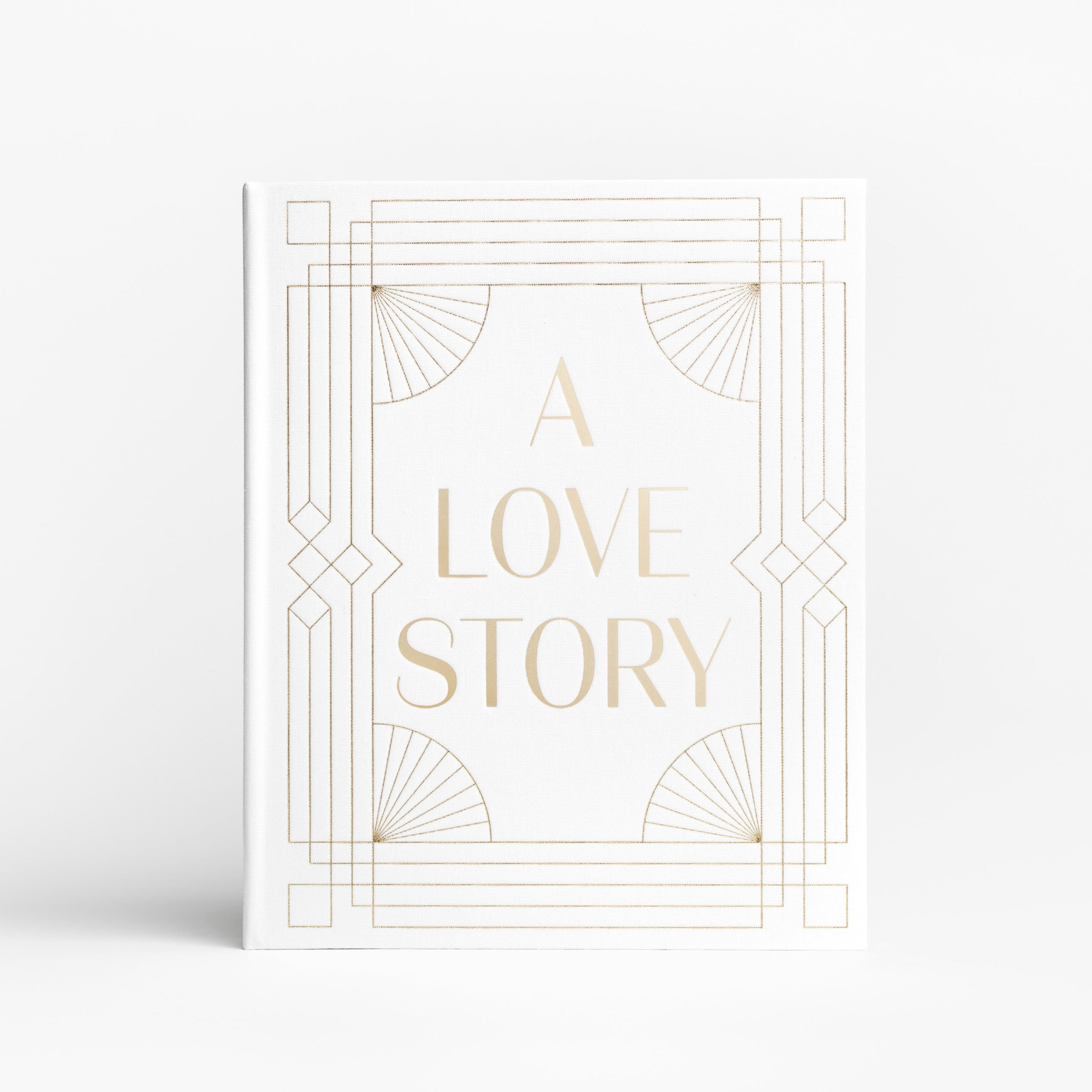 Album na zdjęcia A LOVE STORY biały ze złotym