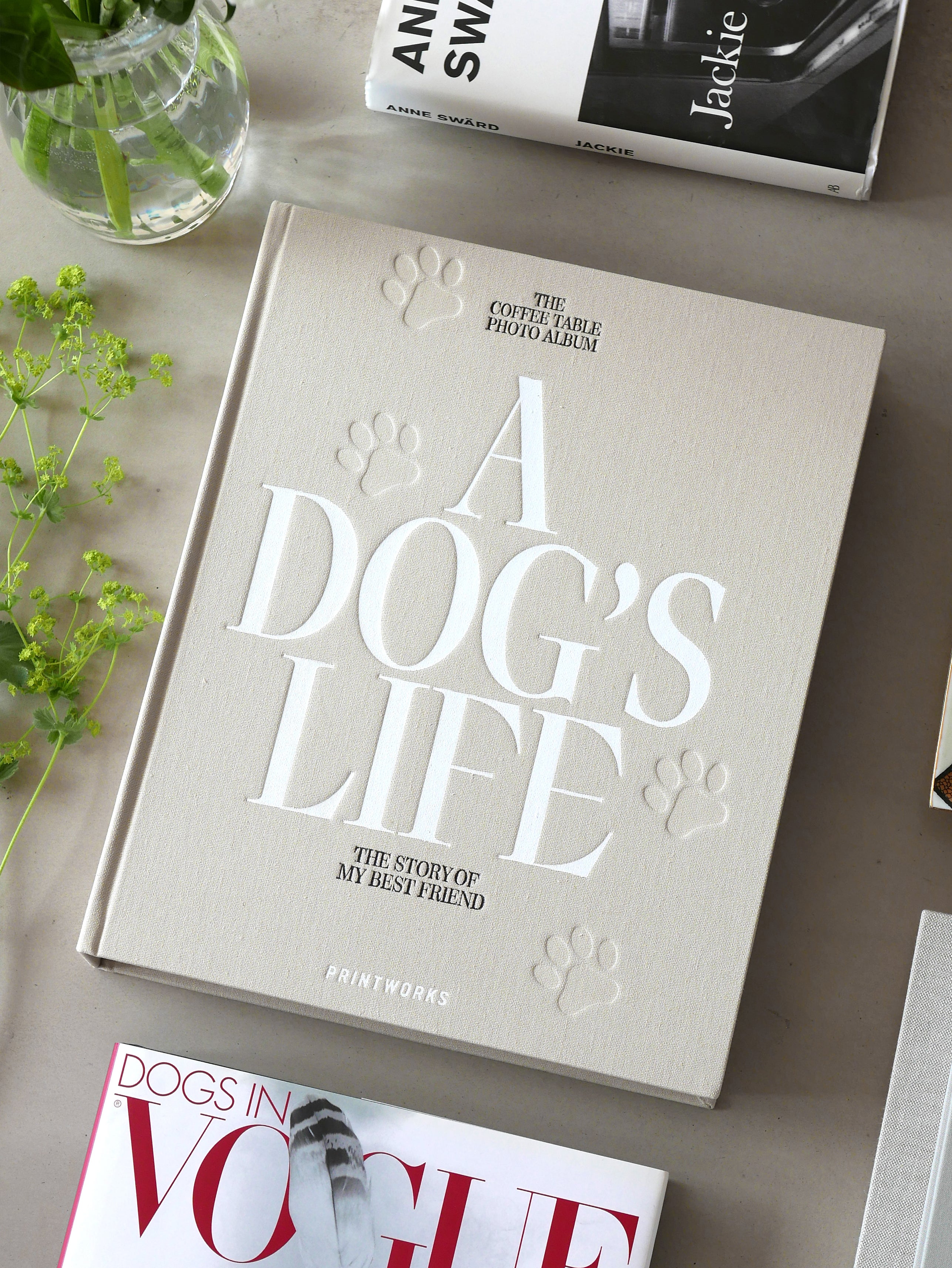 A DOG'S LIFE Photo Album Beige